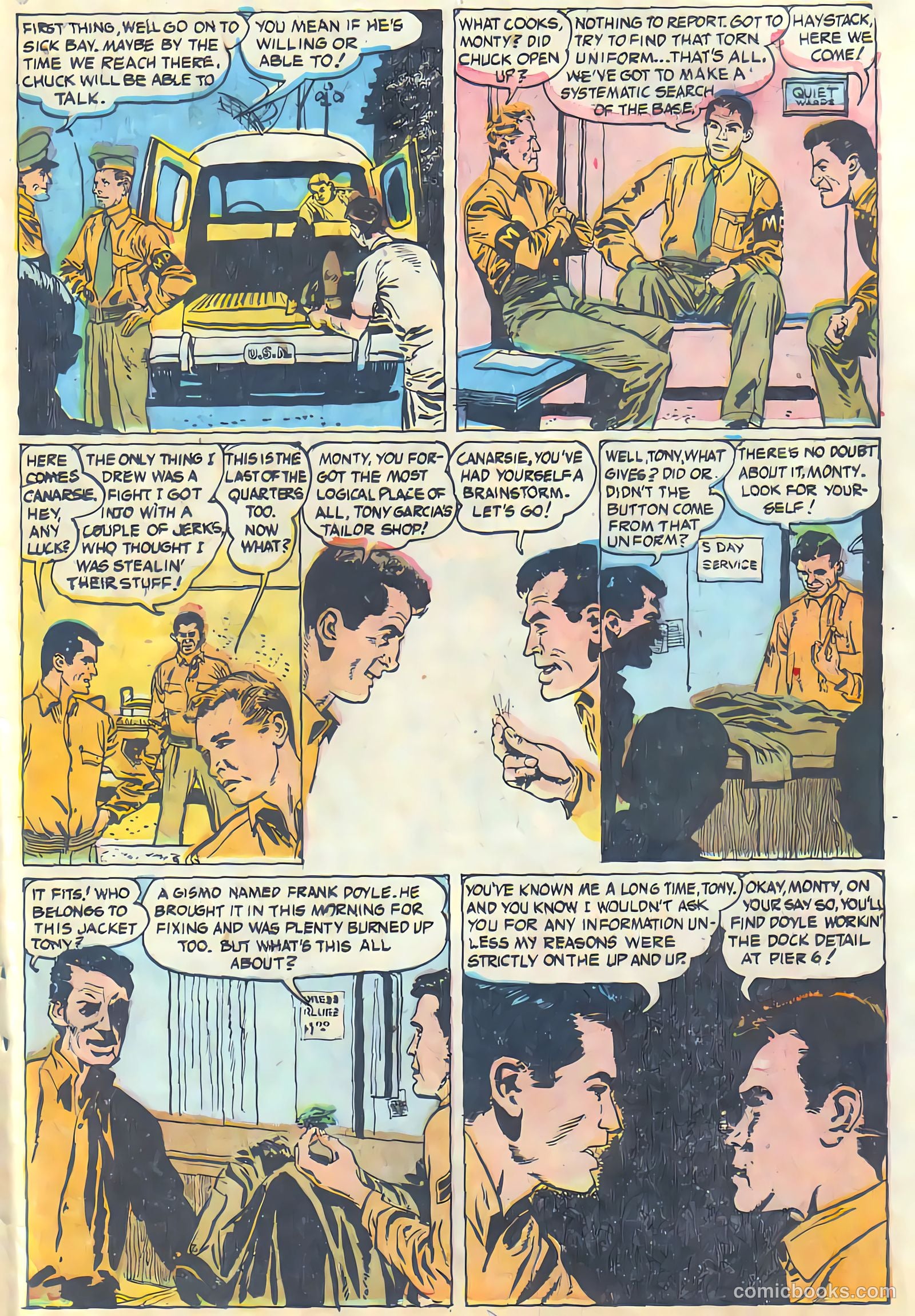 Monty Hall of the U.S. Marines #9 (1952) — page 23