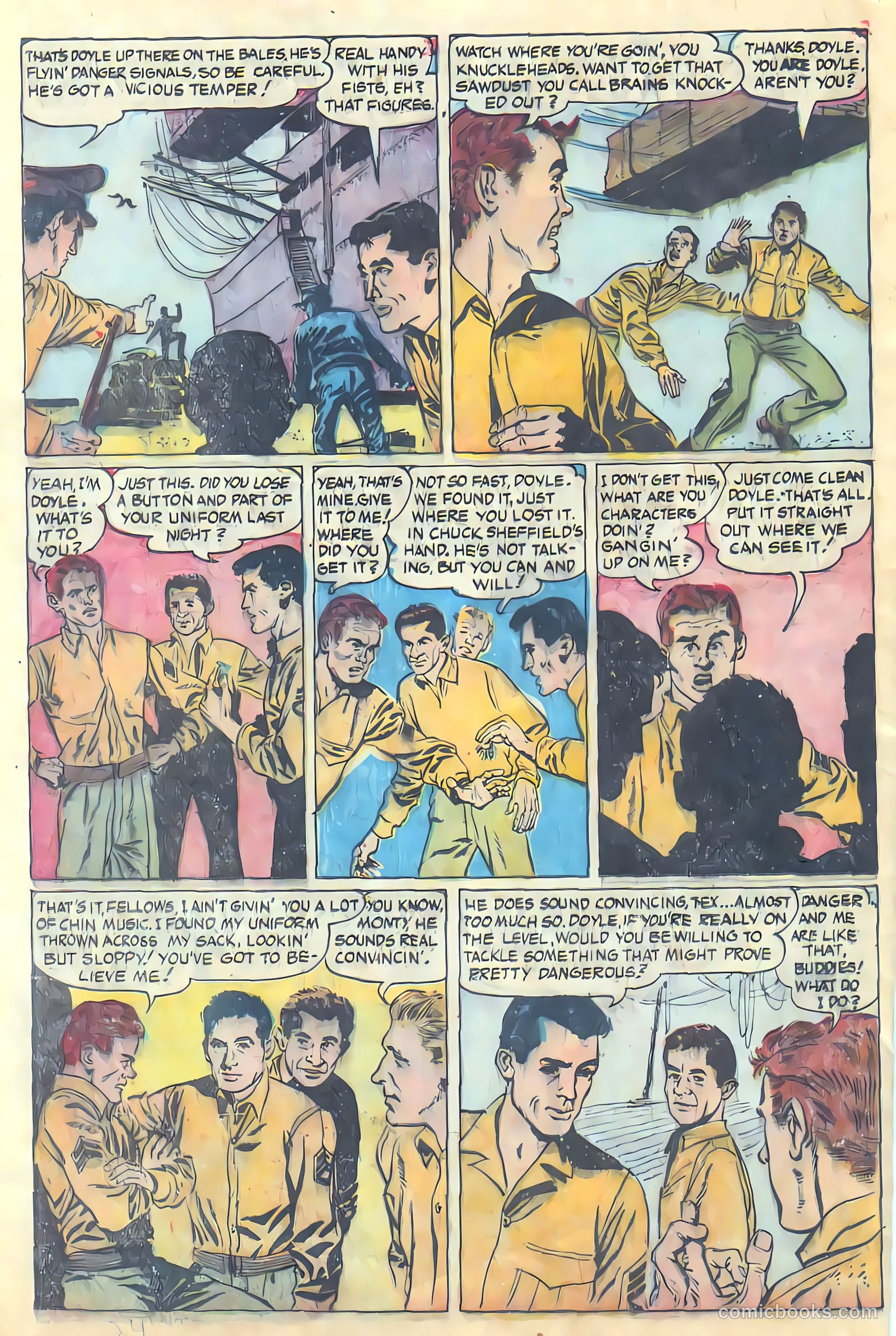 Monty Hall of the U.S. Marines #9 (1952) — page 24