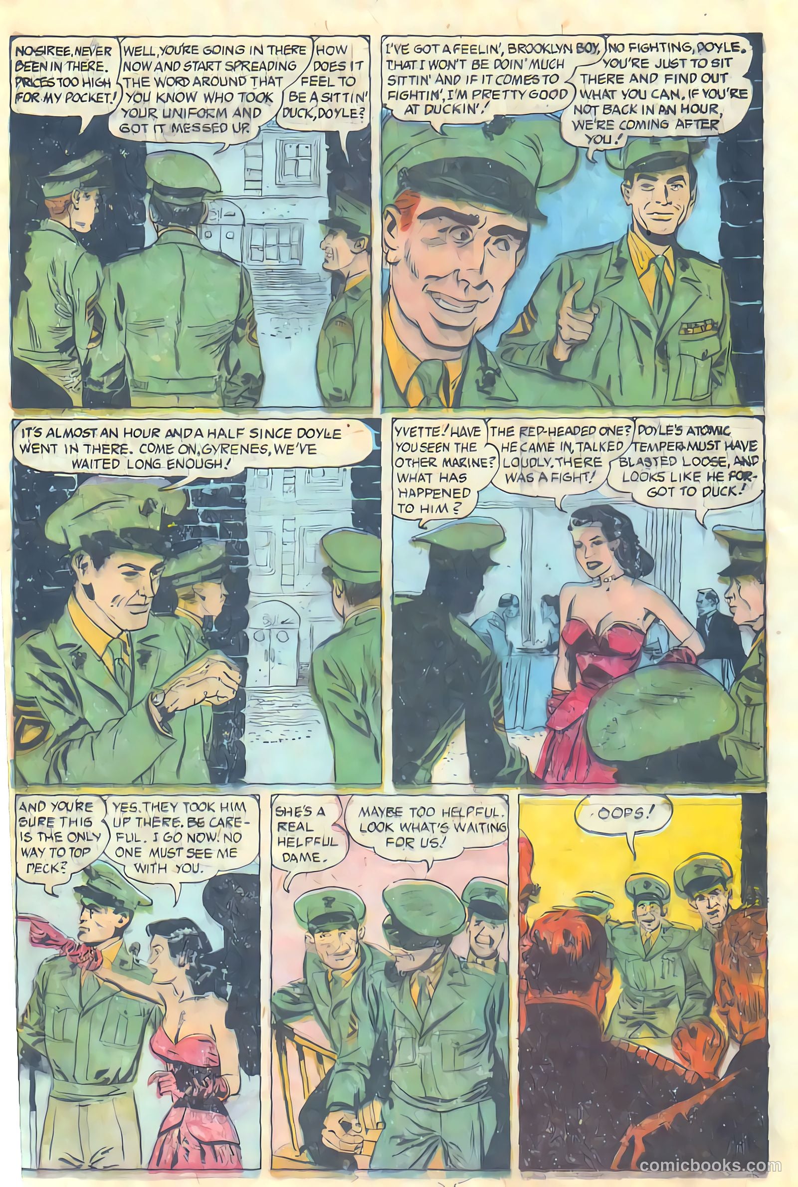 Monty Hall of the U.S. Marines #9 (1952) — page 25
