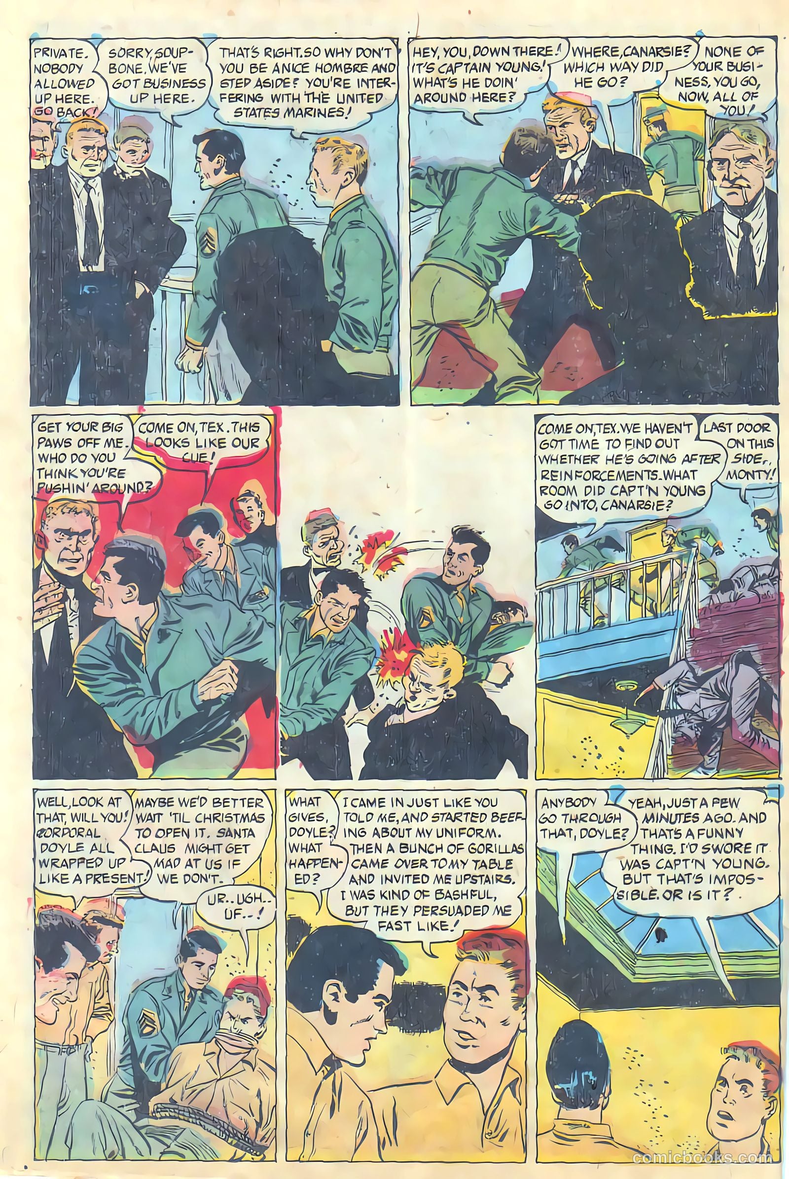 Monty Hall of the U.S. Marines #9 (1952) — page 26