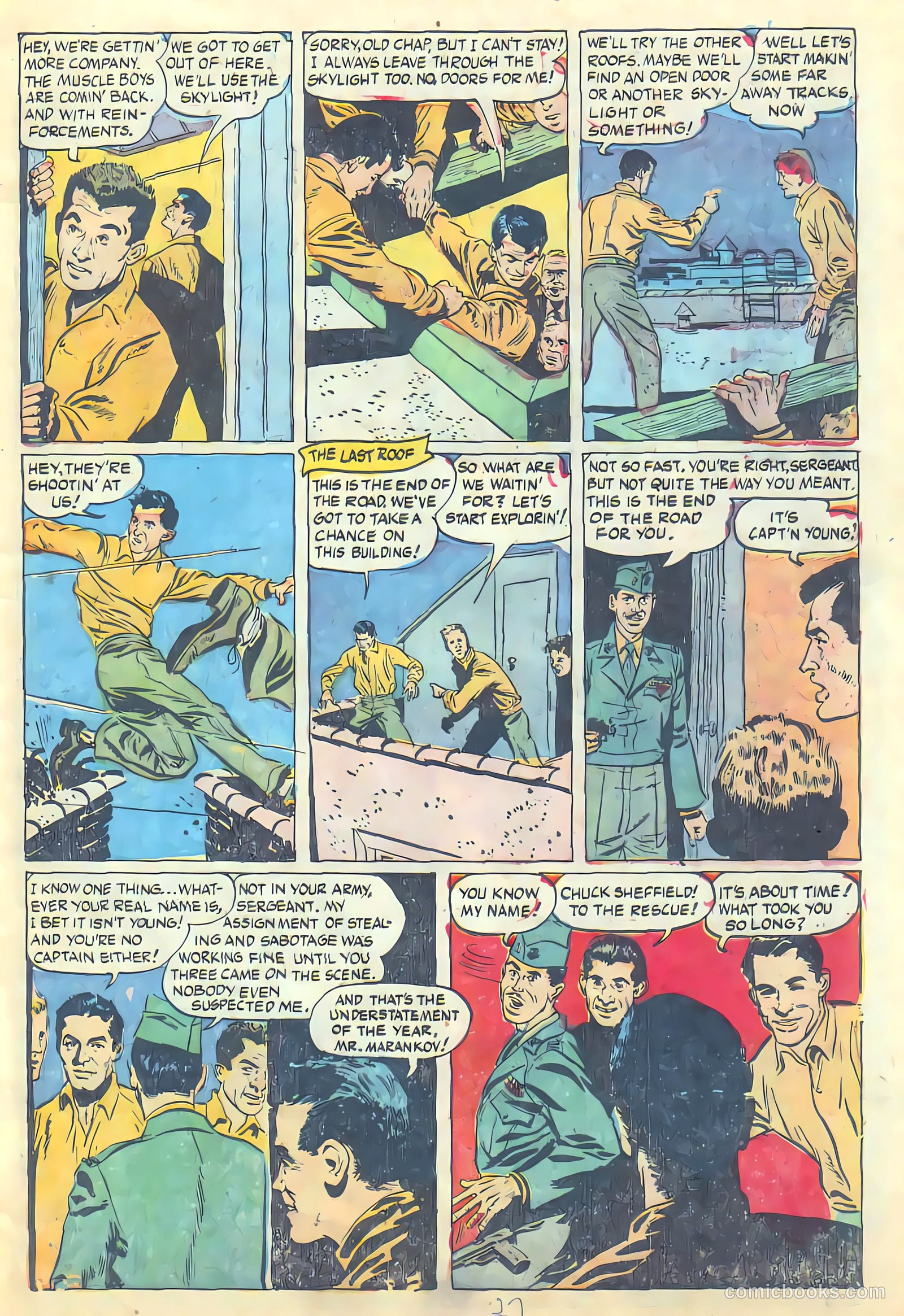 Monty Hall of the U.S. Marines #9 (1952) — page 27