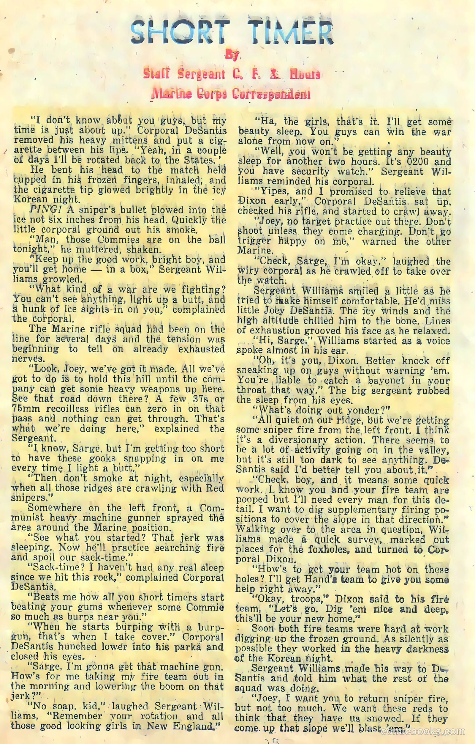 Monty Hall of the U.S. Marines #9 (1952) — page 29