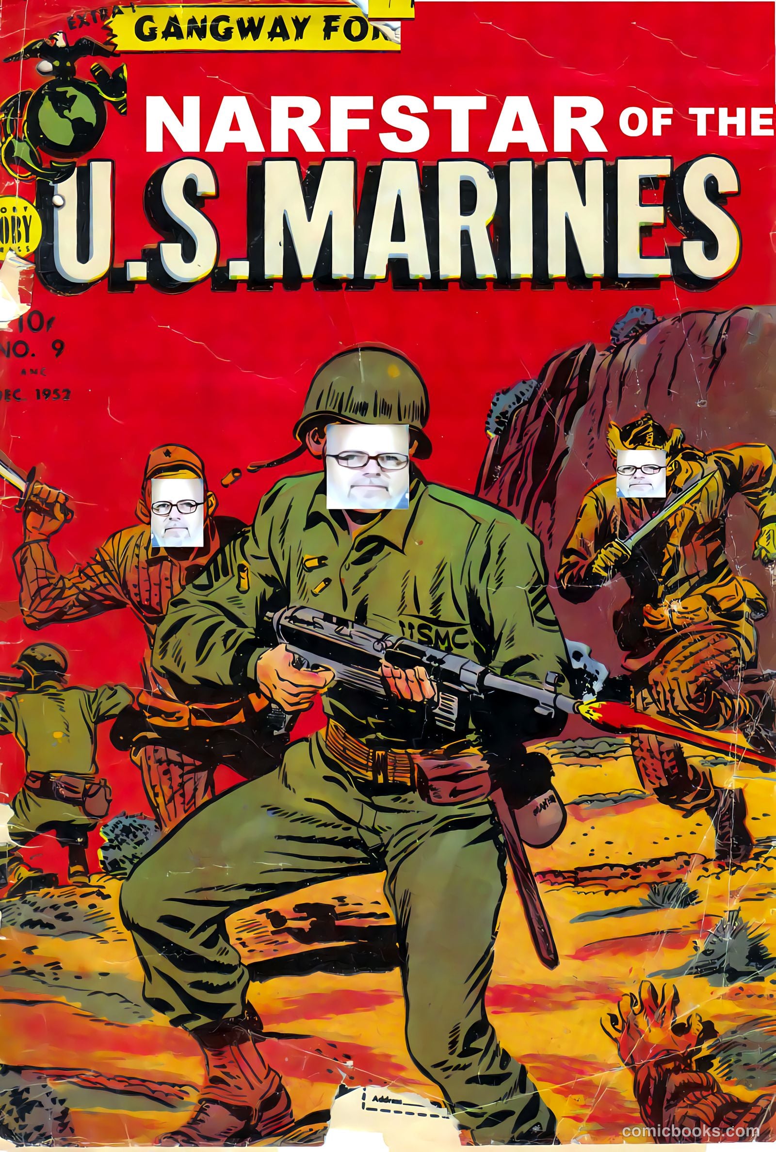 Monty Hall of the U.S. Marines #9 (1952) — page 37