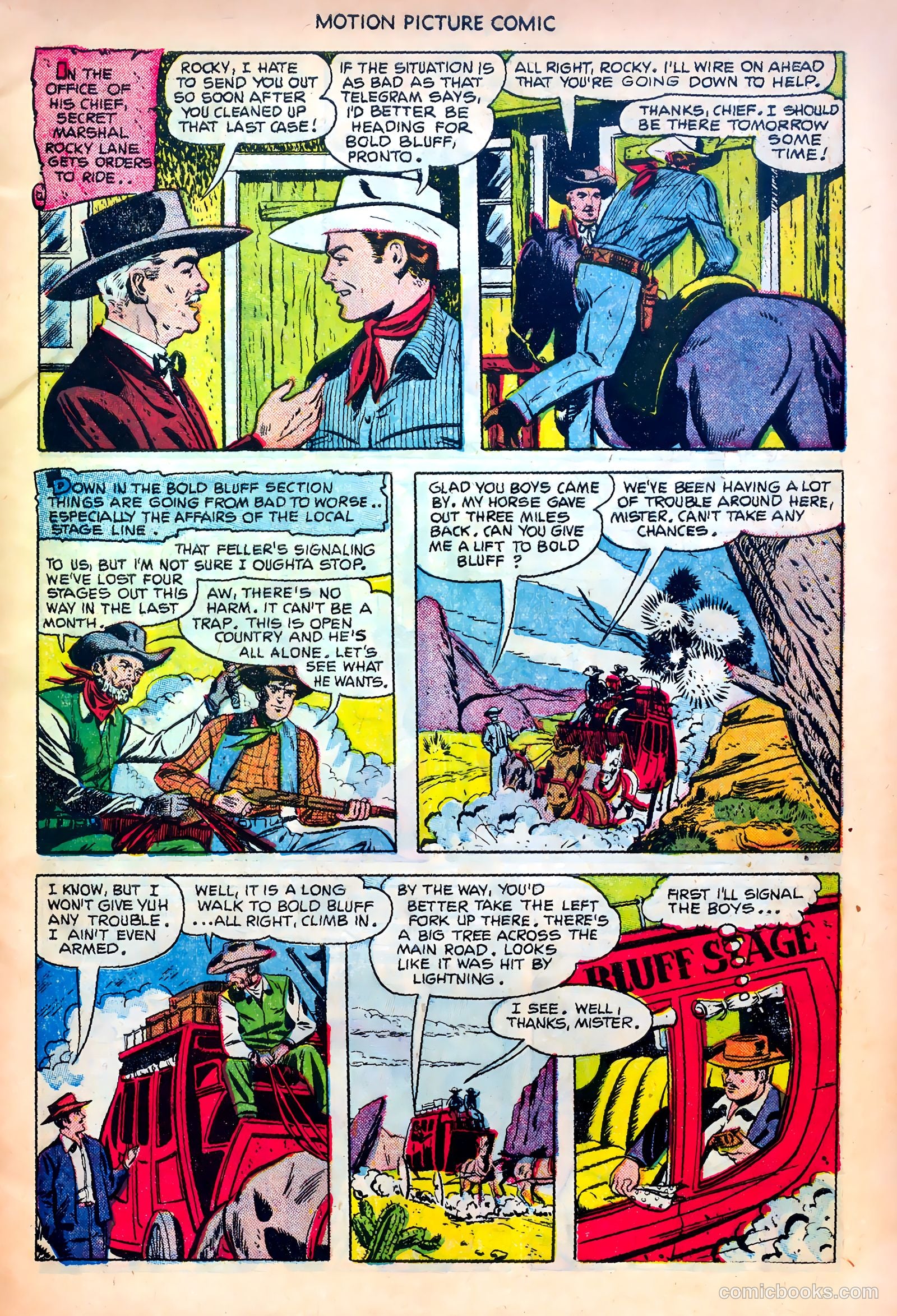 Motion Picture Comics #107 (1951) — page 5 of 36
