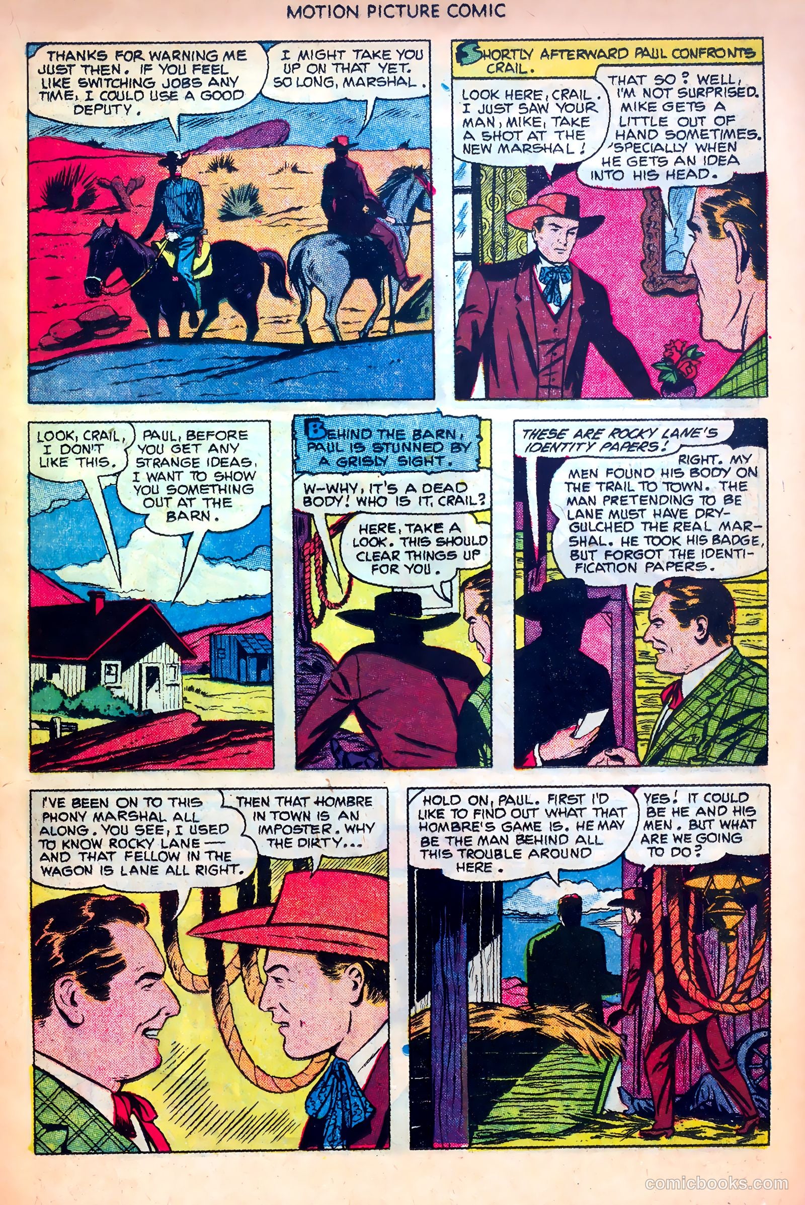 Motion Picture Comics #107 (1951) — page 17 of 36