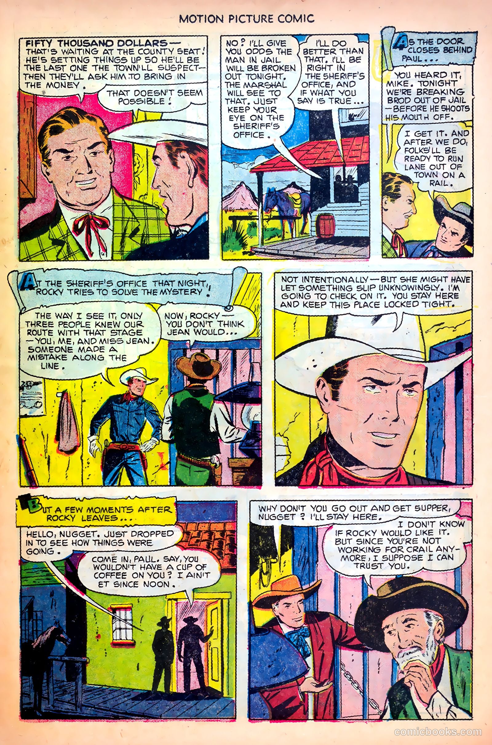 Motion Picture Comics #107 (1951) — page 23 of 36