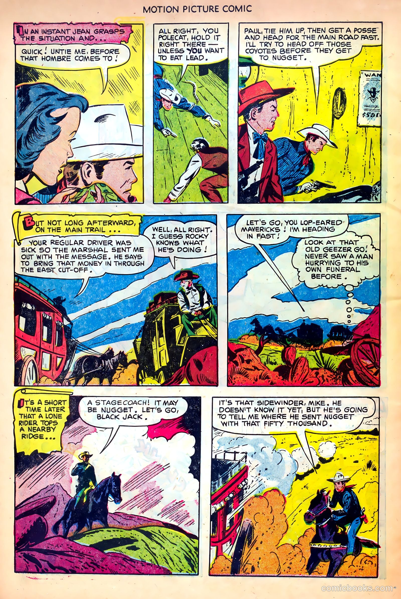 Motion Picture Comics #107 (1951) — page 30 of 36