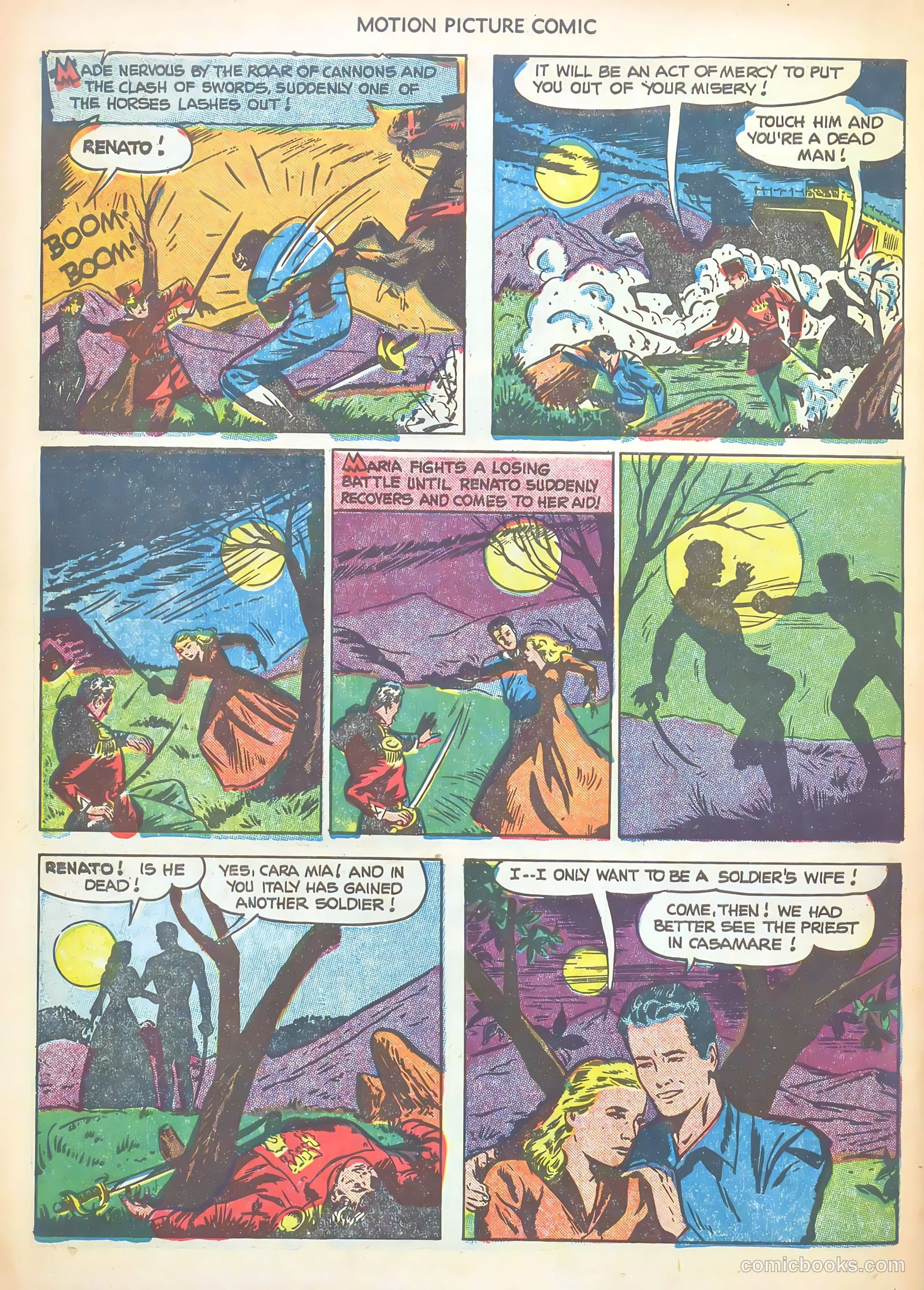 Motion Picture Comics #108 (1952) — page 34 of 36