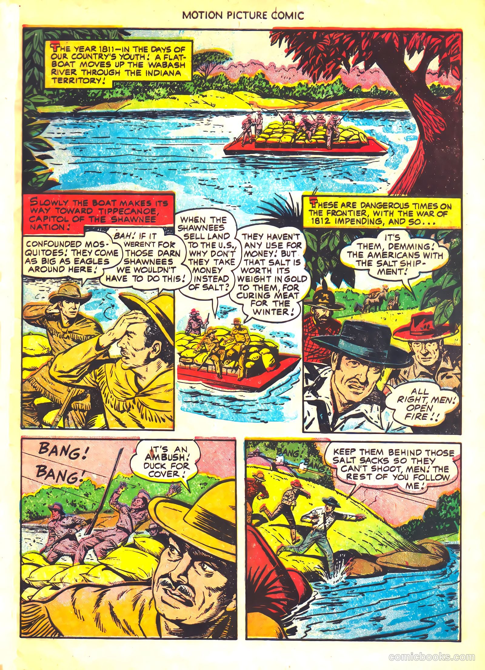 Motion Picture Comics #112 (1952) — page 5 of 36