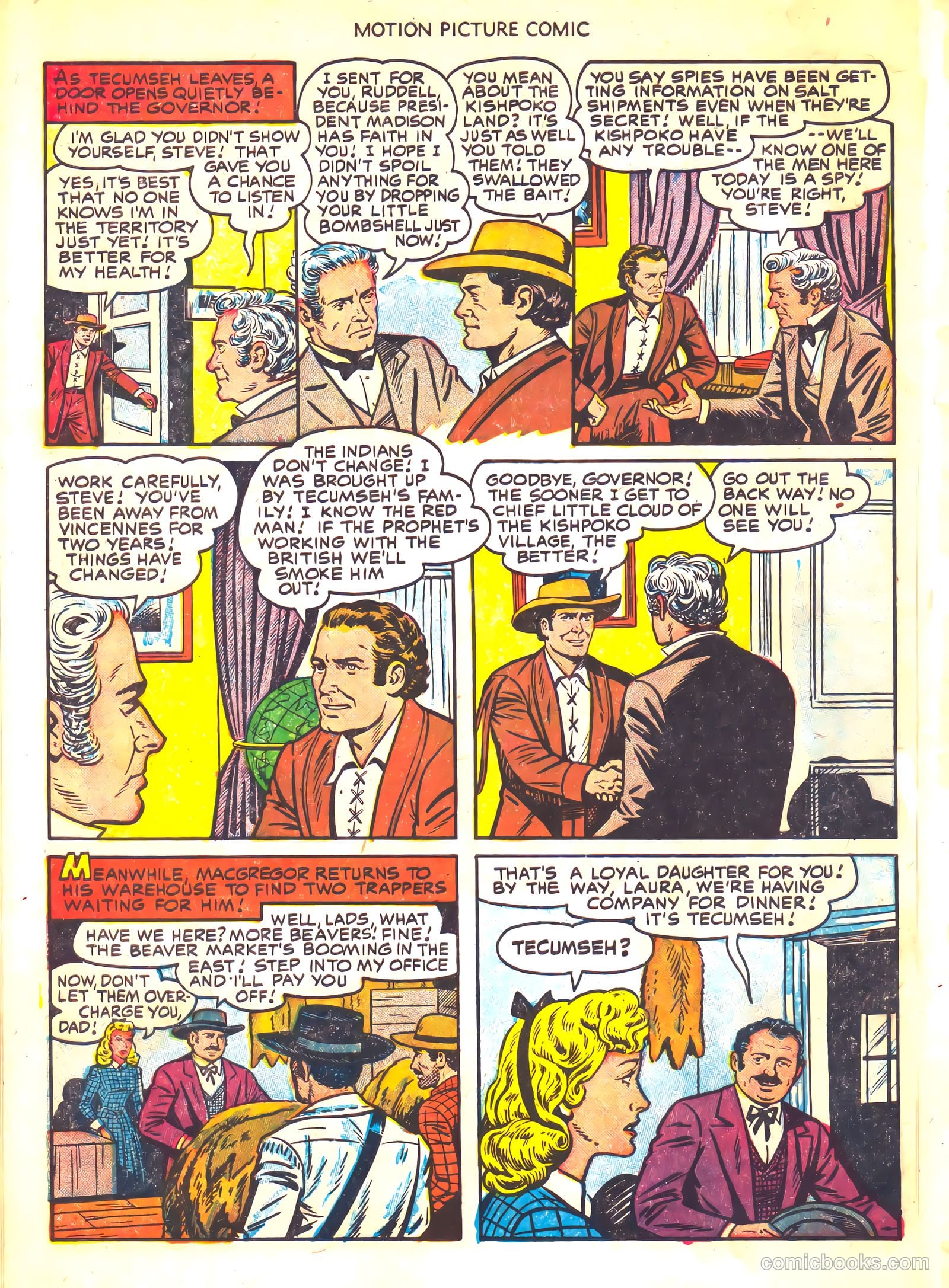 Motion Picture Comics #112 (1952) — page 10 of 36