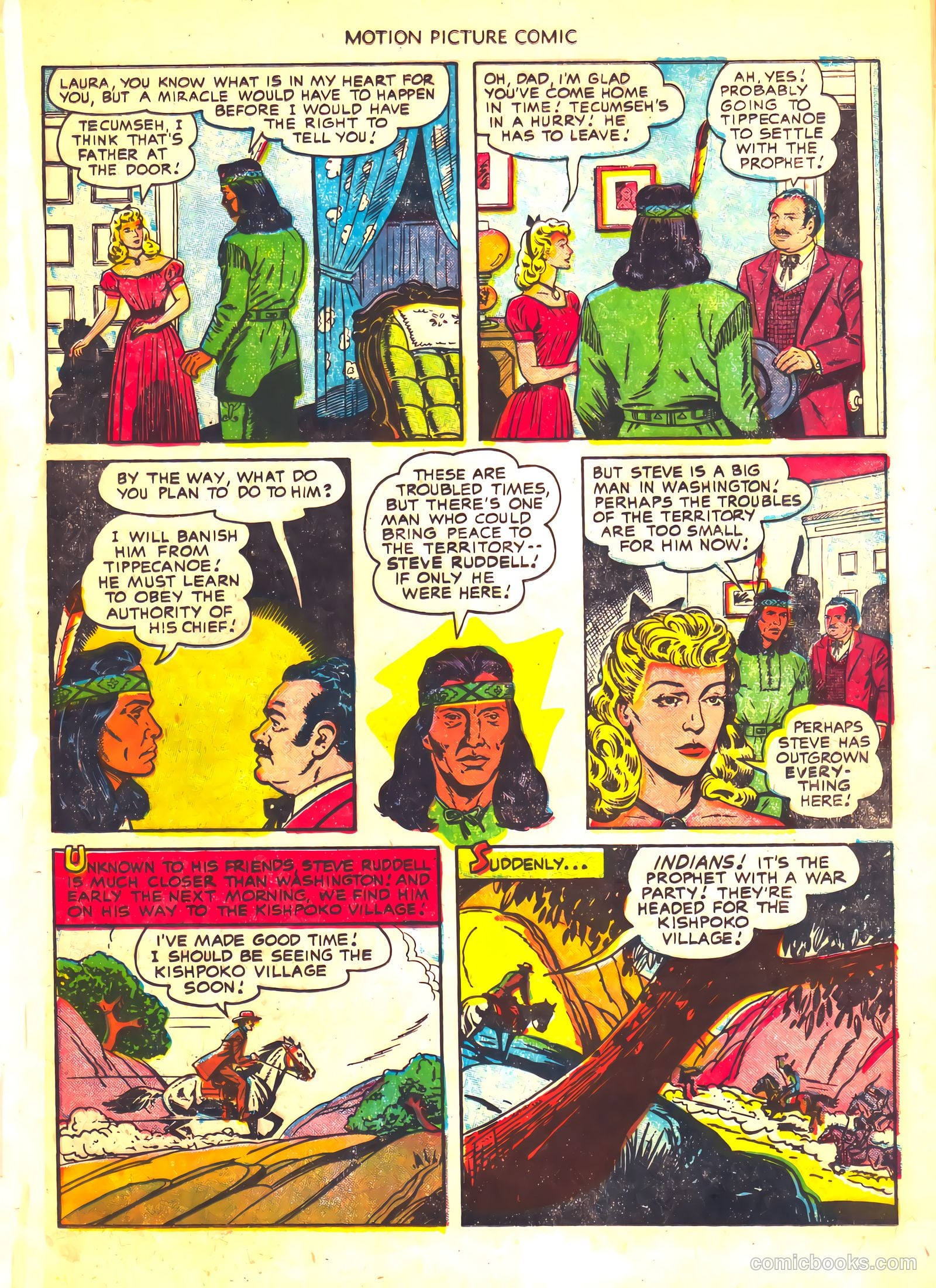 Motion Picture Comics #112 (1952) — page 13 of 36