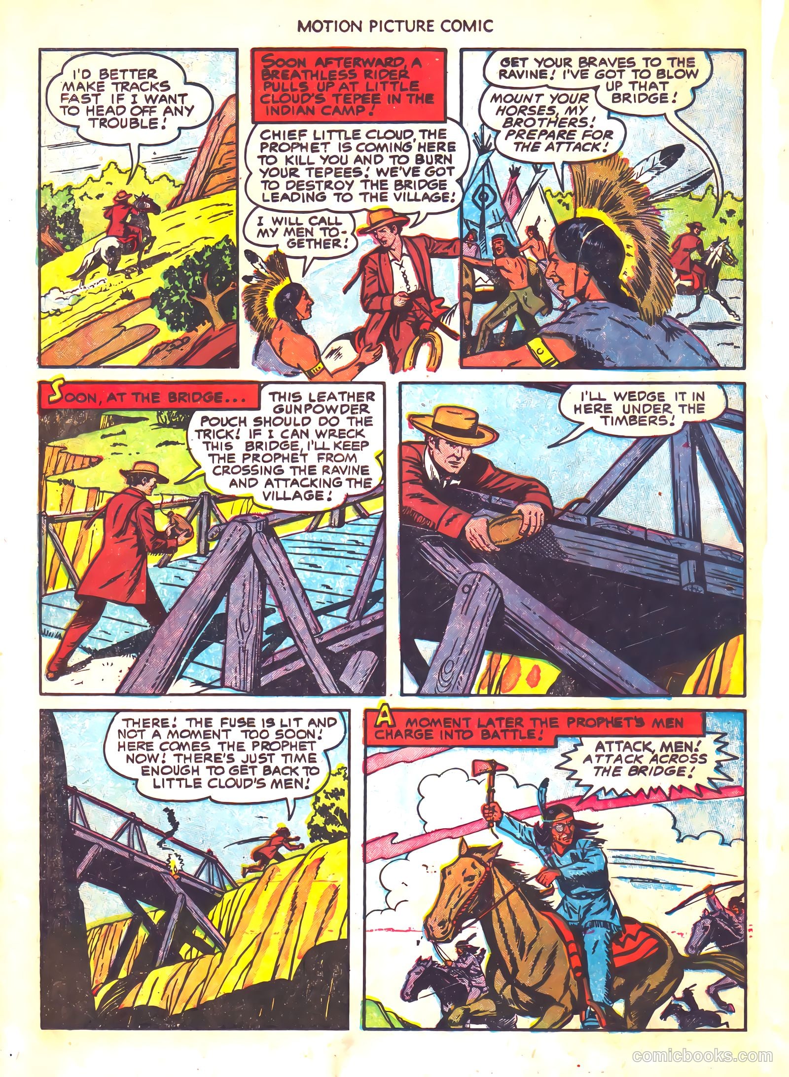 Motion Picture Comics #112 (1952) — page 14 of 36