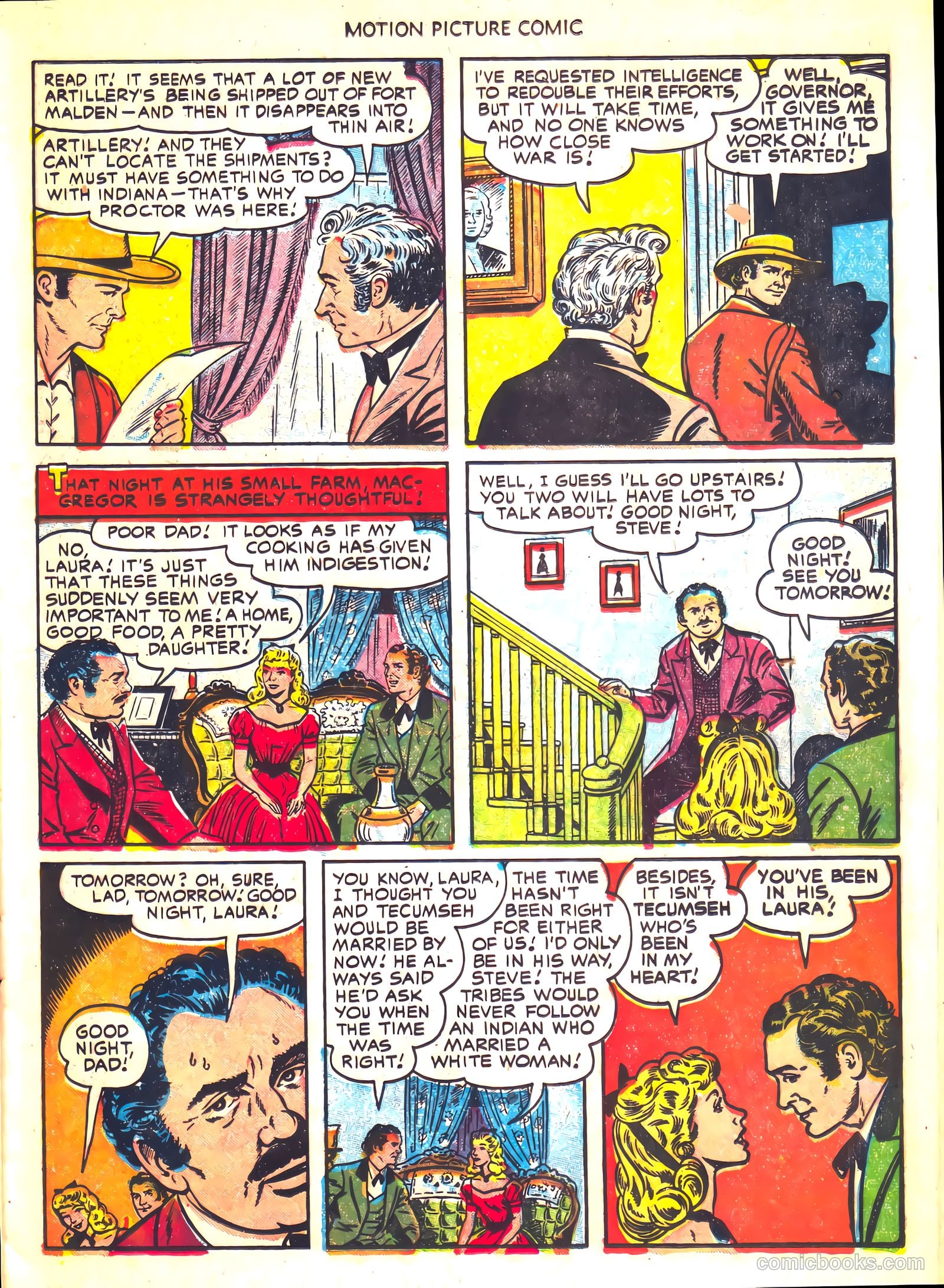 Motion Picture Comics #112 (1952) — page 21 of 36