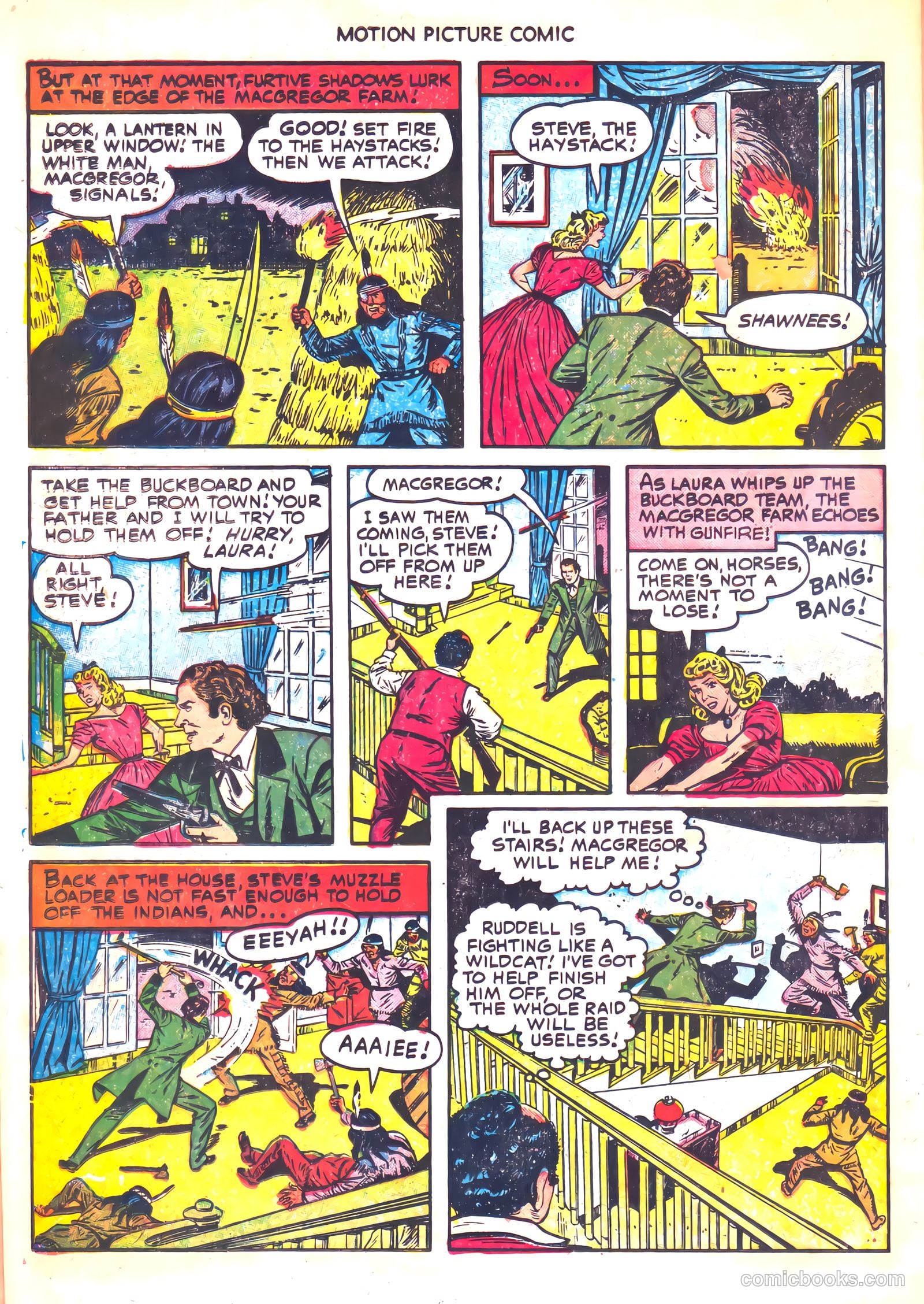 Motion Picture Comics #112 (1952) — page 22 of 36