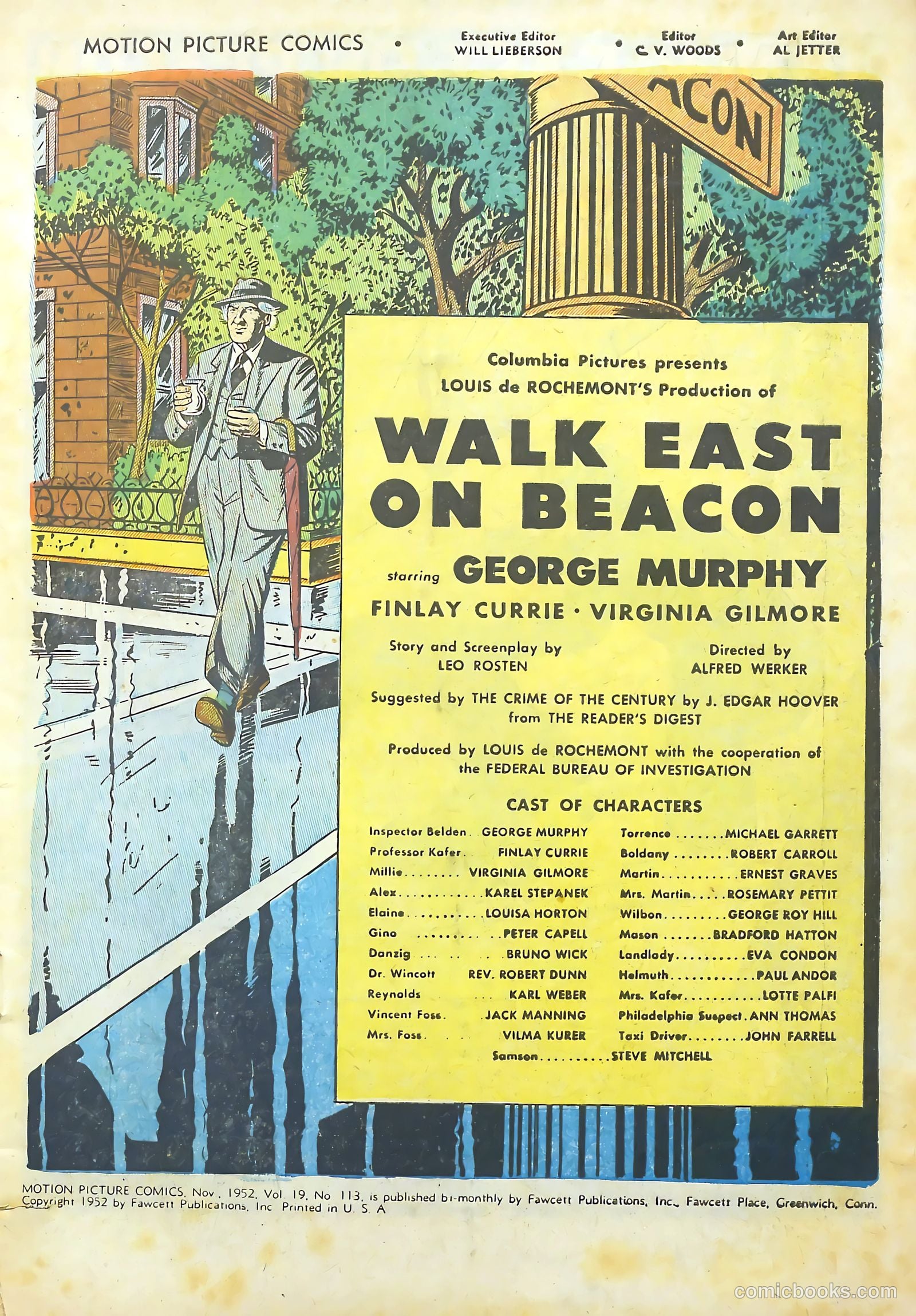 Motion Picture Comics #113 (1952) — page 3 of 36