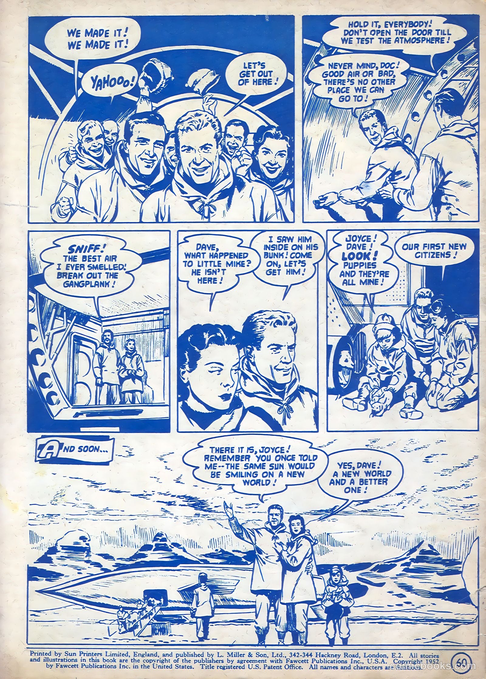 Motion Picture Comics #60 (1952) — page 32 of 32
