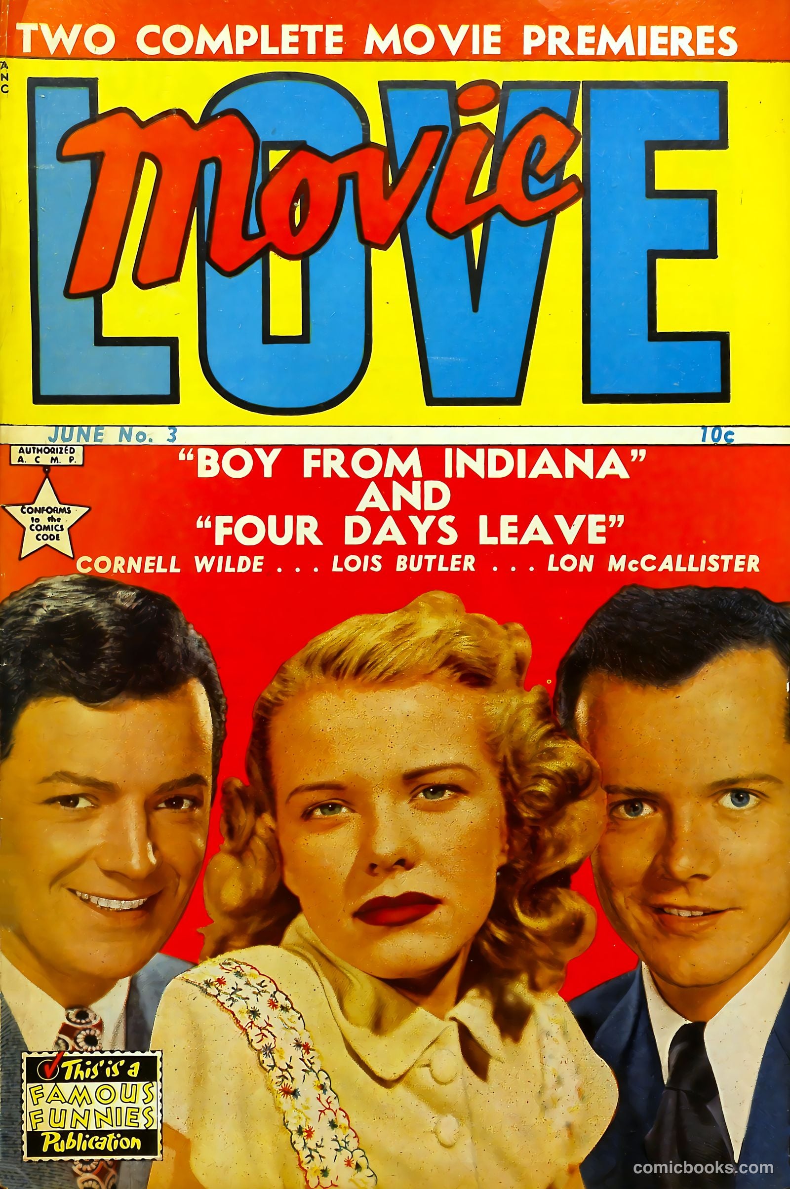 Movie Love #3 cover