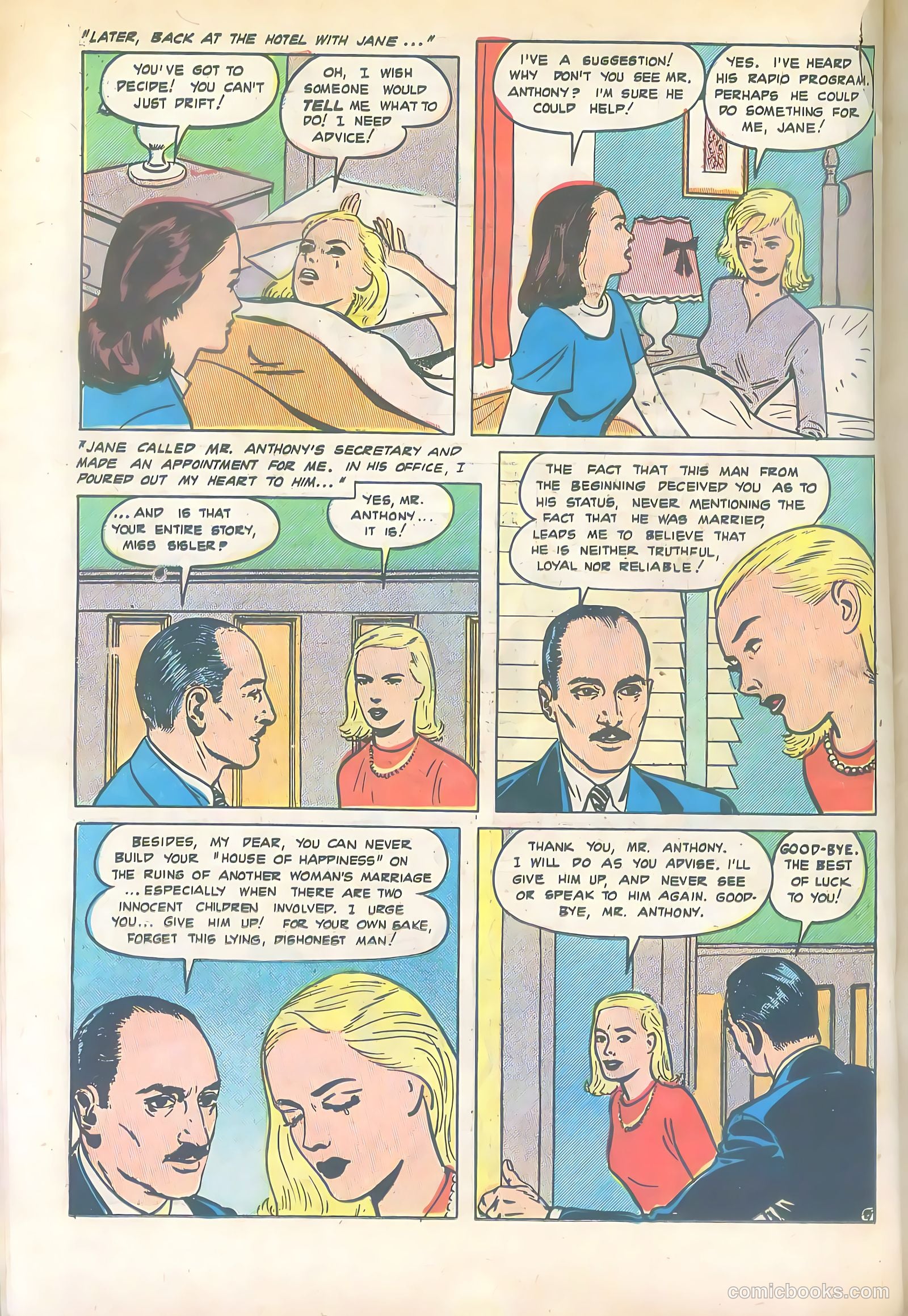 Mr. Anthony's Love Clinic #3 (1950, Hillman) — page 28 of 52