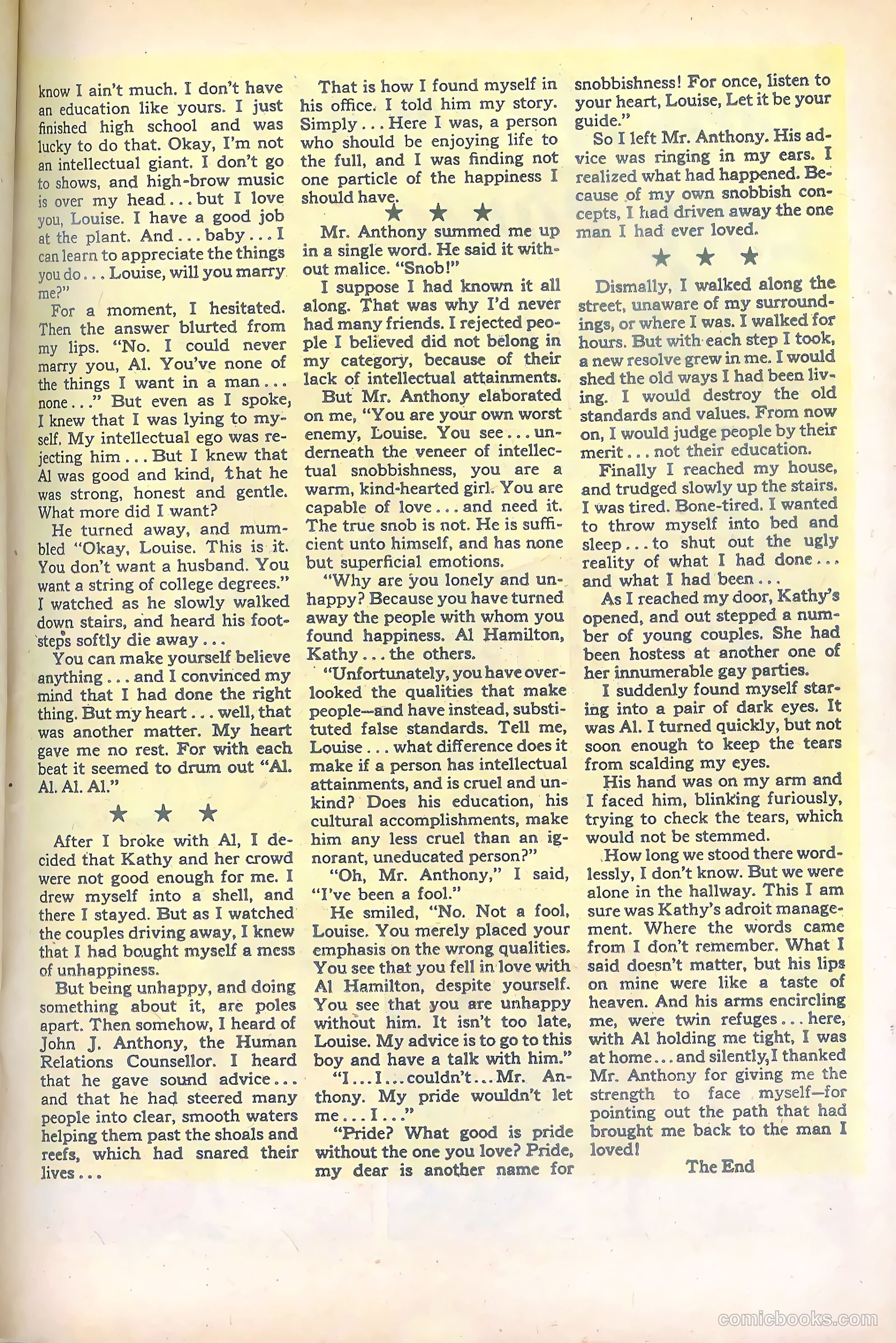 Mr. Anthony's Love Clinic #3 (1950, Hillman) — page 31 of 52