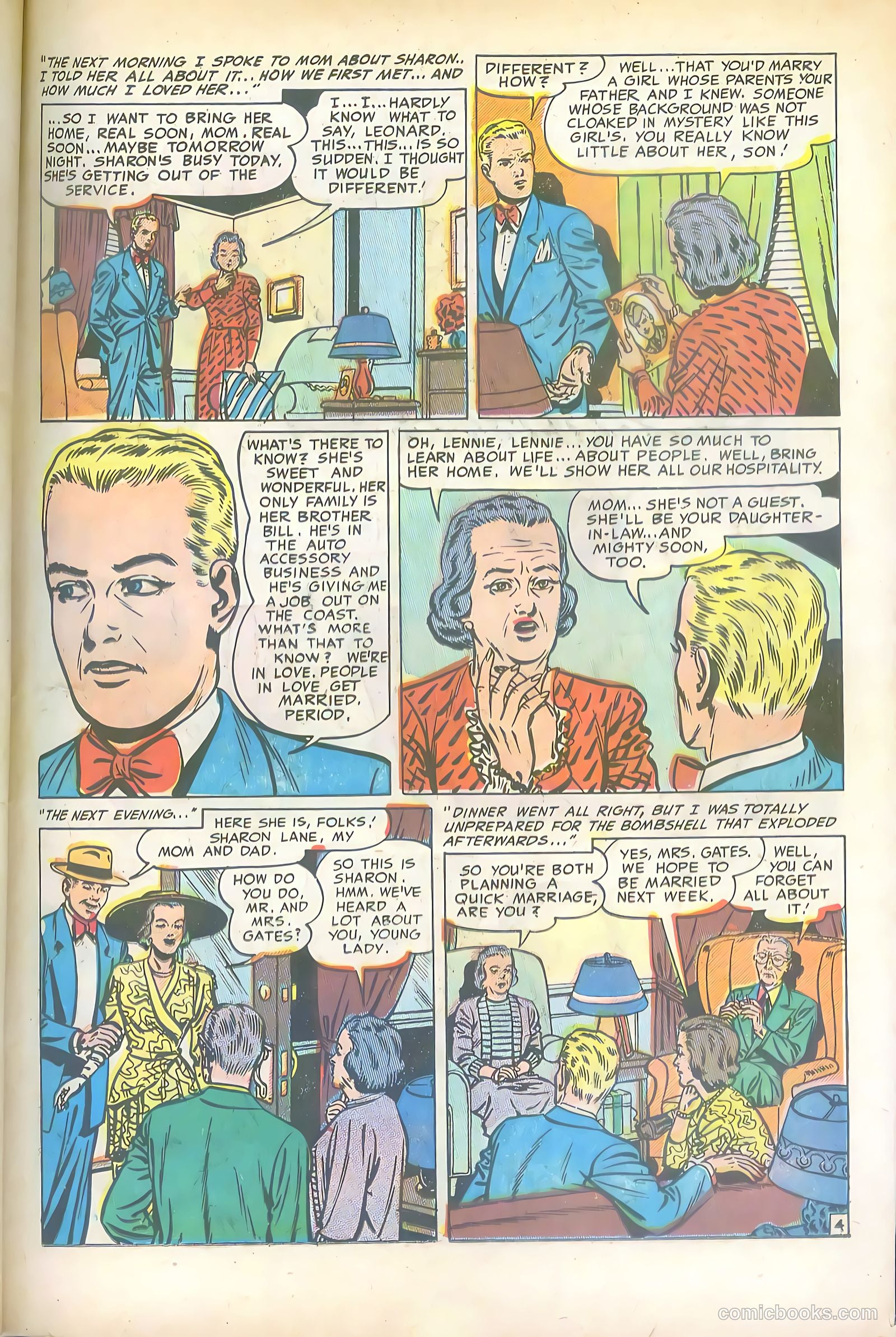 Mr. Anthony's Love Clinic #3 (1950, Hillman) — page 35 of 52