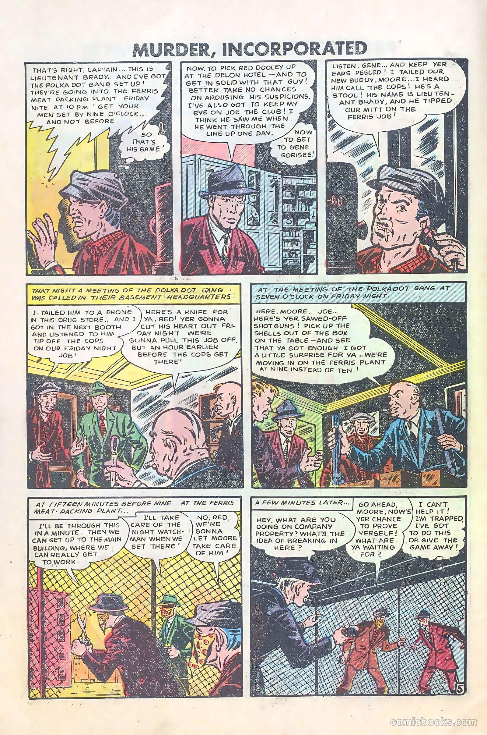 Murder Incorporated #13 (1949) — page 6 of 36