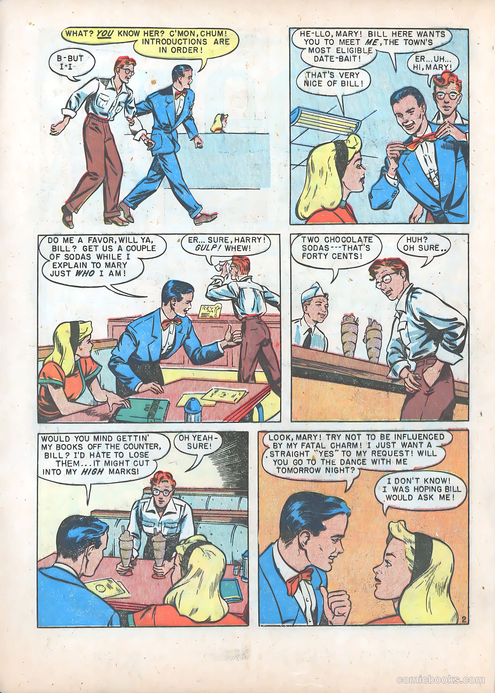 My Date Comics #4 (1948, Hillman) — page 16 of 53