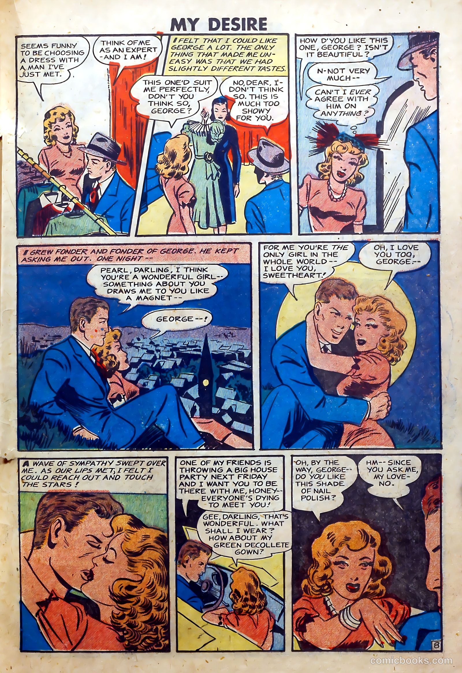 My Desire, Intimate Confessions #31 (1949) — page 19 of 36