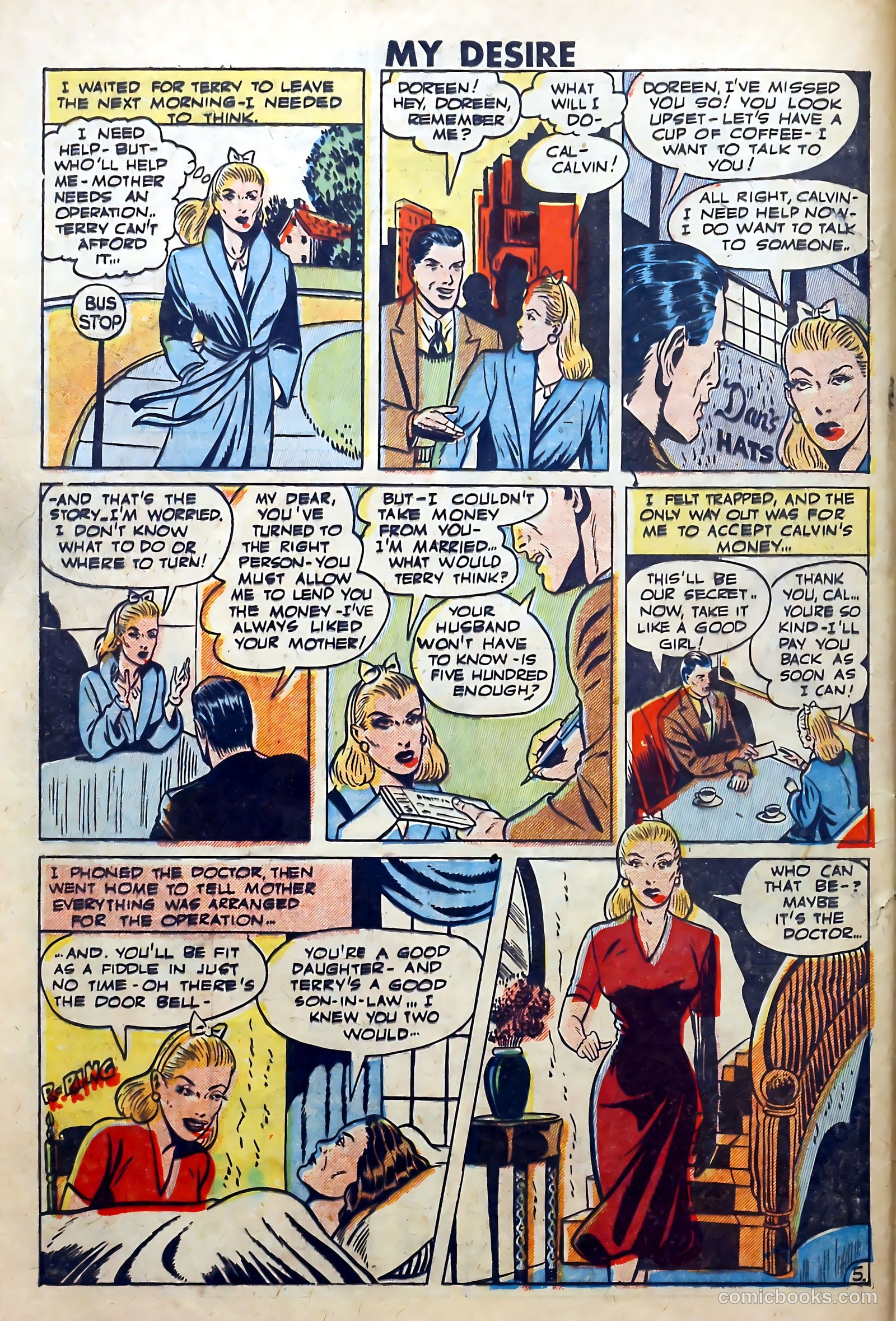 My Desire, Intimate Confessions #31 (1949) — page 28 of 36