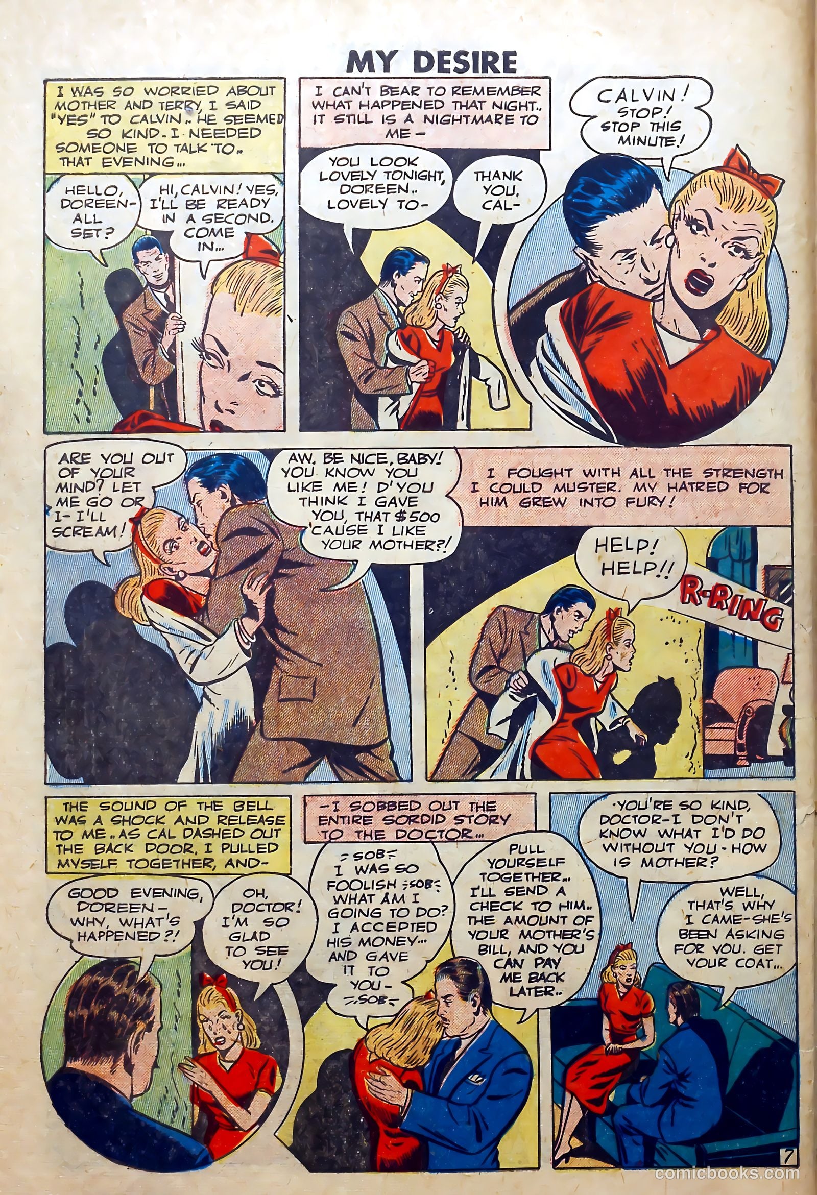 My Desire, Intimate Confessions #31 (1949) — page 30 of 36