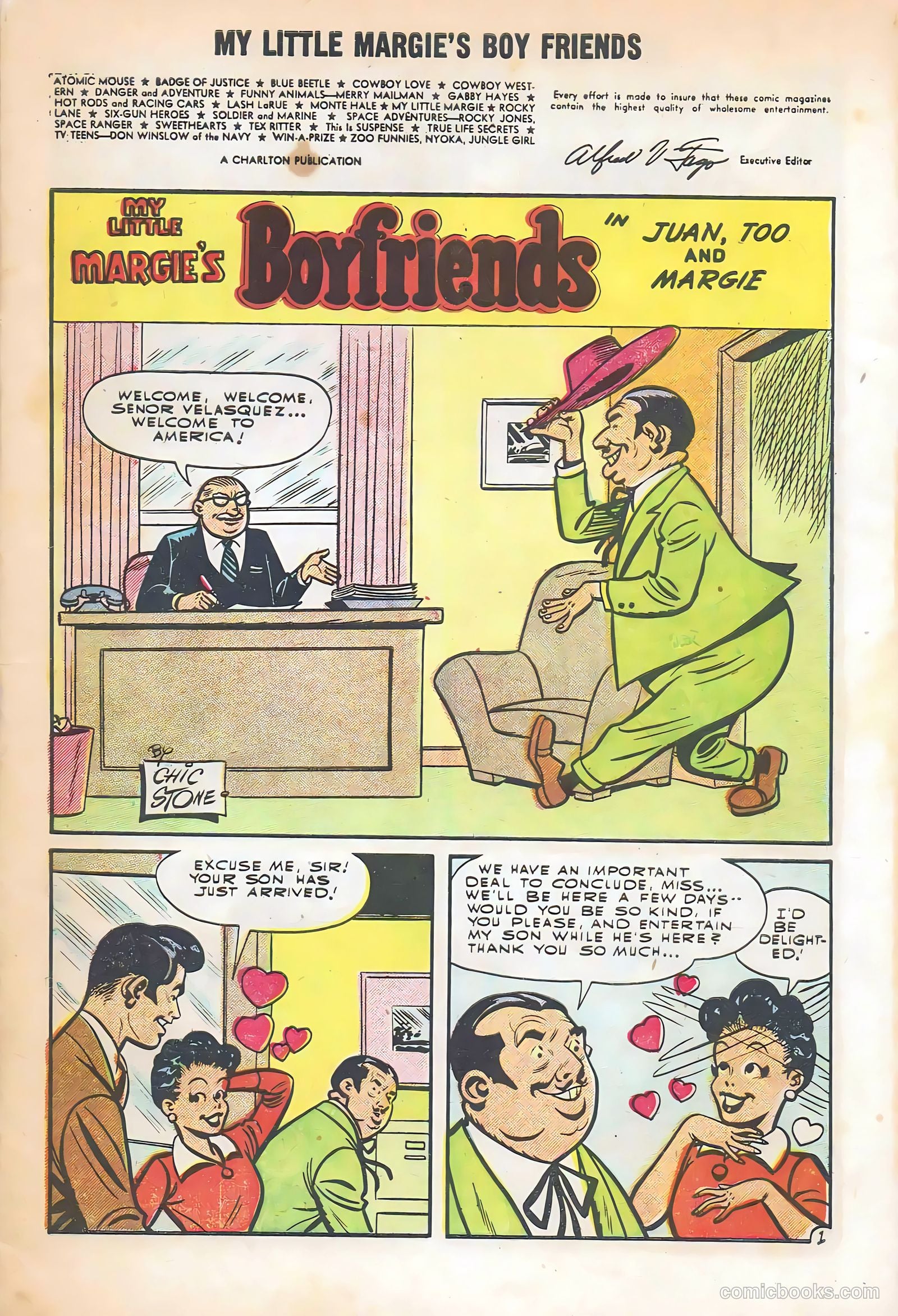 My Little Margie #1 (1954) — page 3 of 36