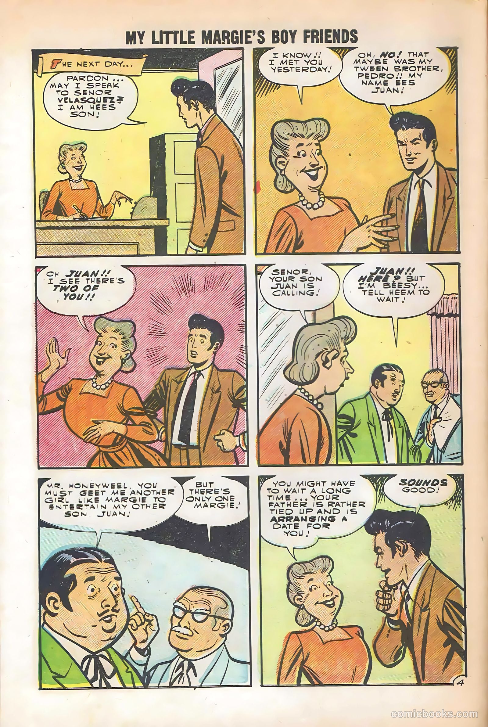 My Little Margie #1 (1954) — page 6 of 36