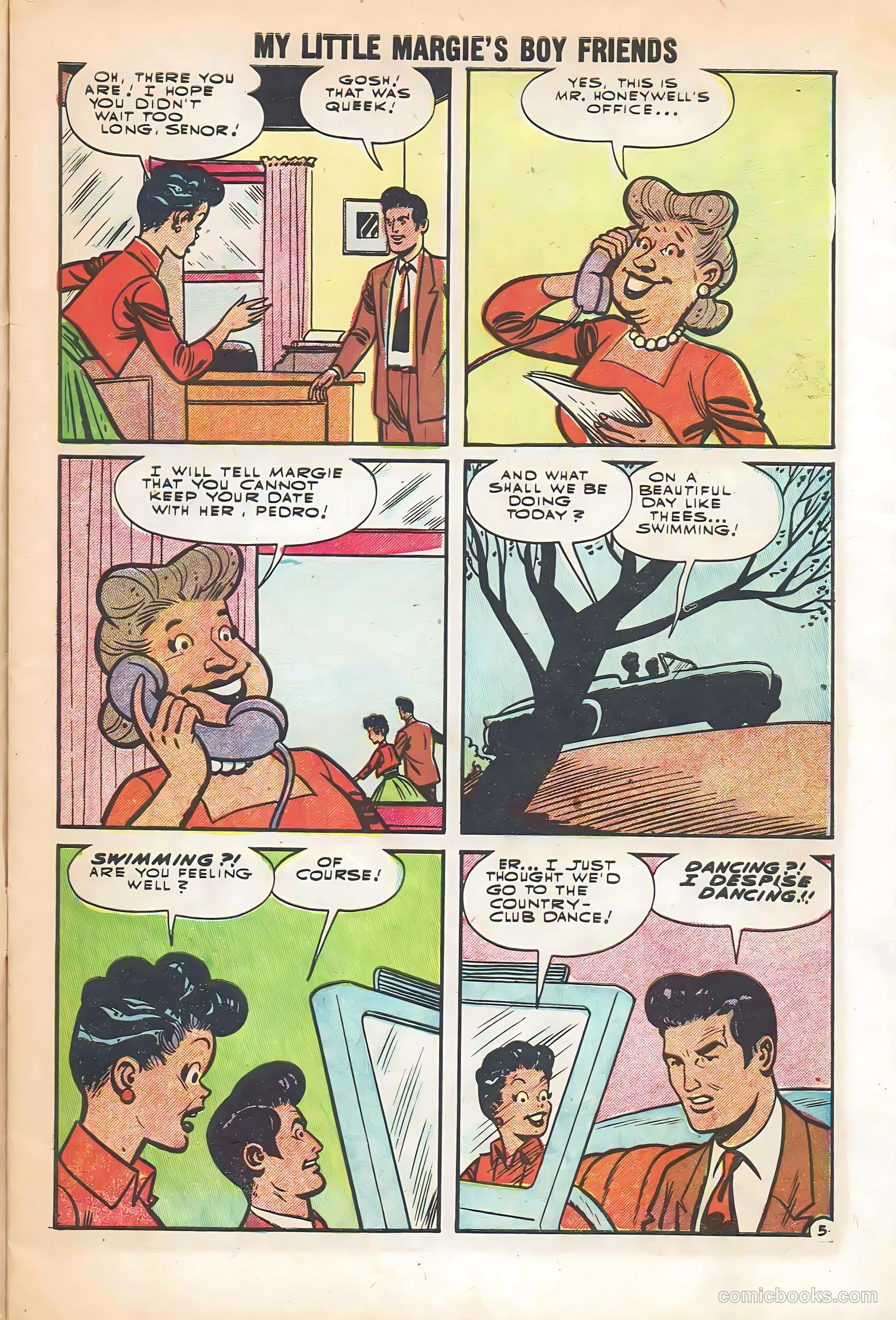 My Little Margie #1 (1954) — page 7 of 36
