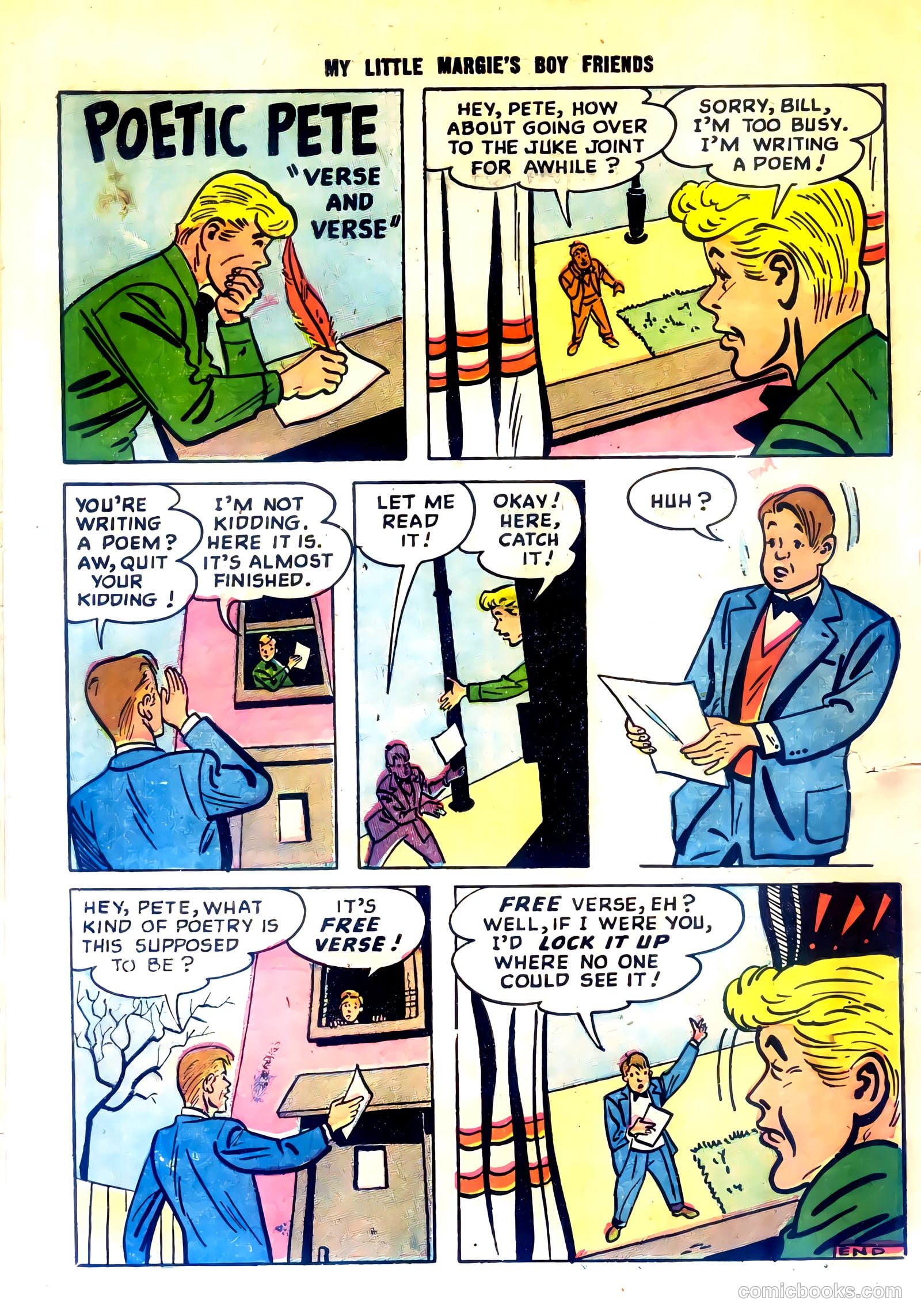 My Little Margie #4 (1954) — page 34 of 36