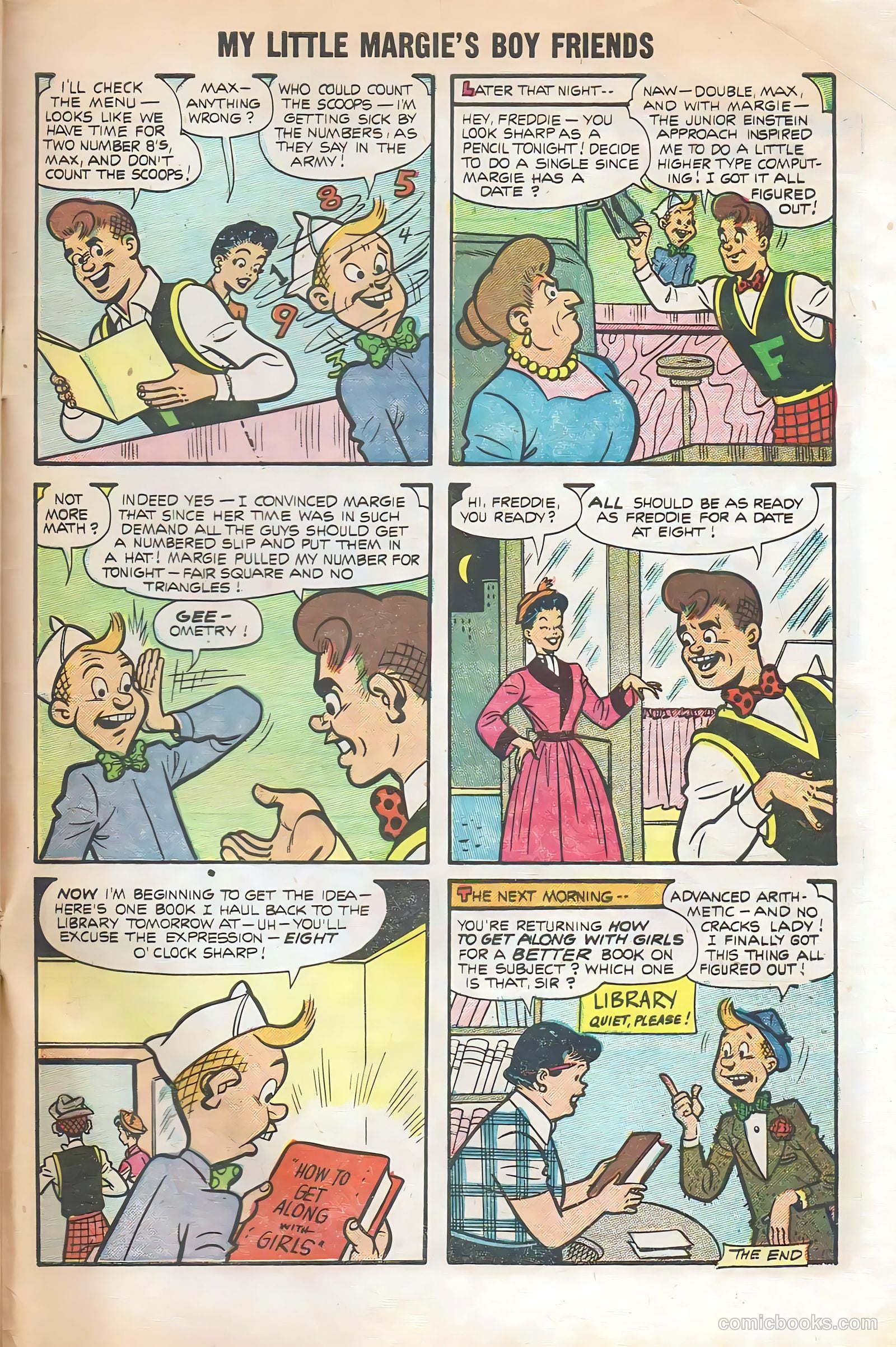 My Little Margie's Boy Friends #1 (1955) — page 33 of 36