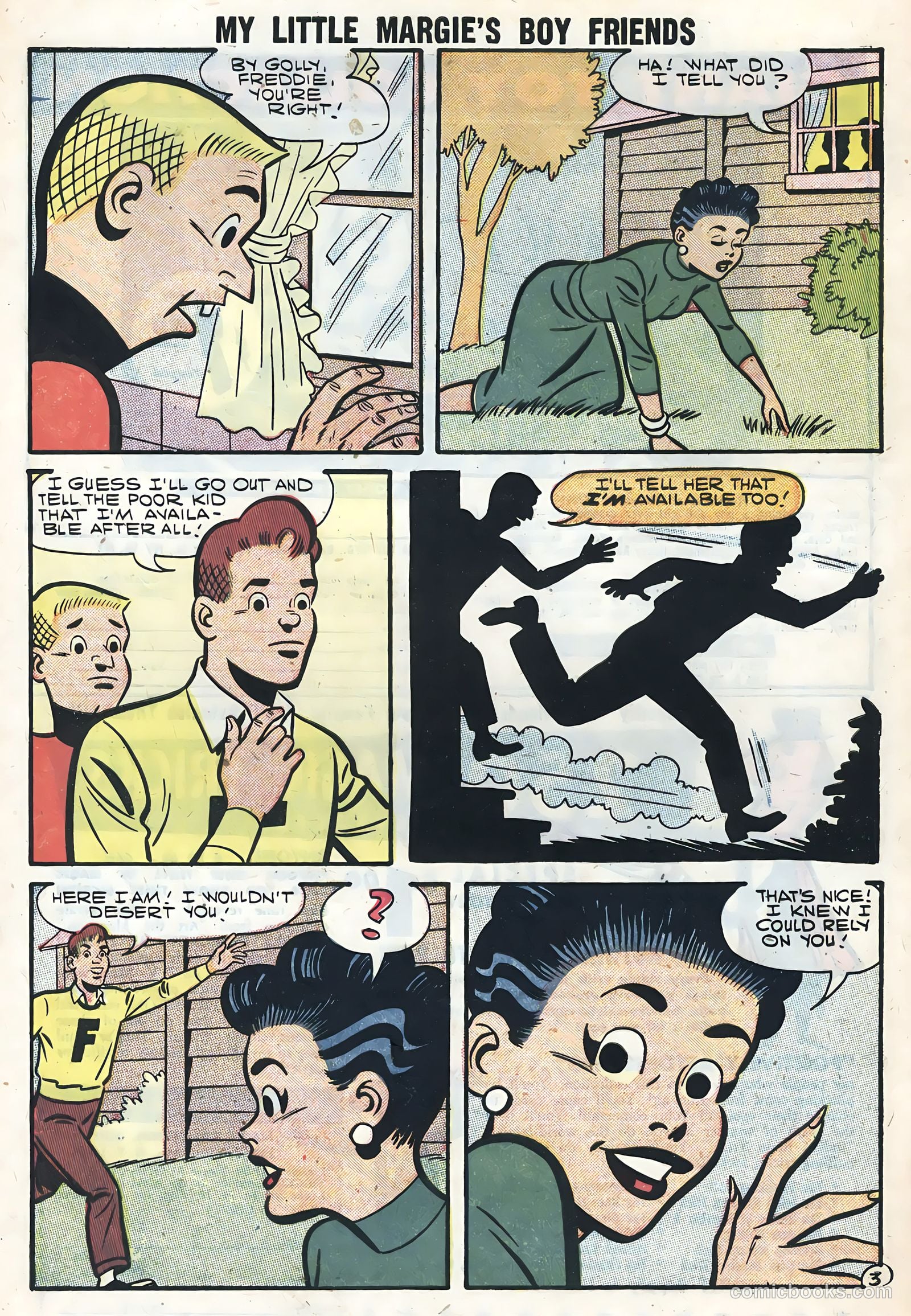 My Little Margie's Boy Friends #11 (1958) — page 32 of 36