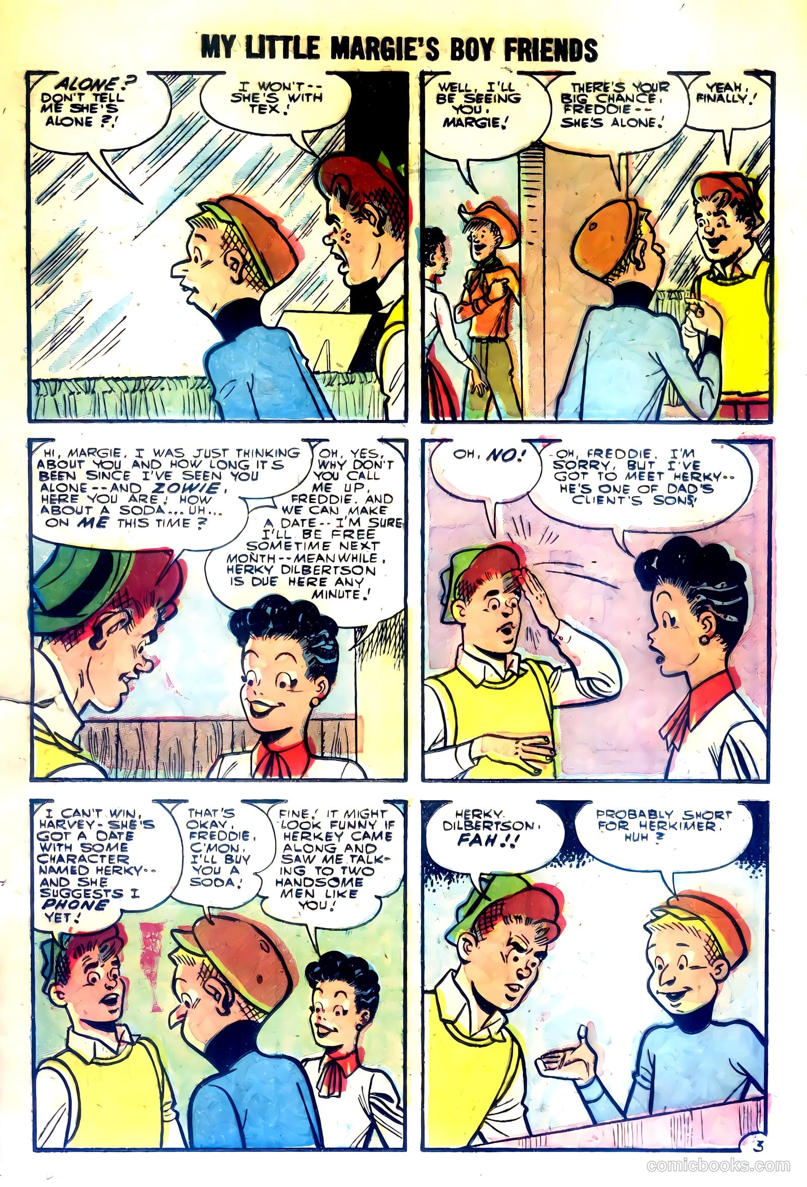 My Little Margie's Boy Friends #4 (1956) — page 25 of 36