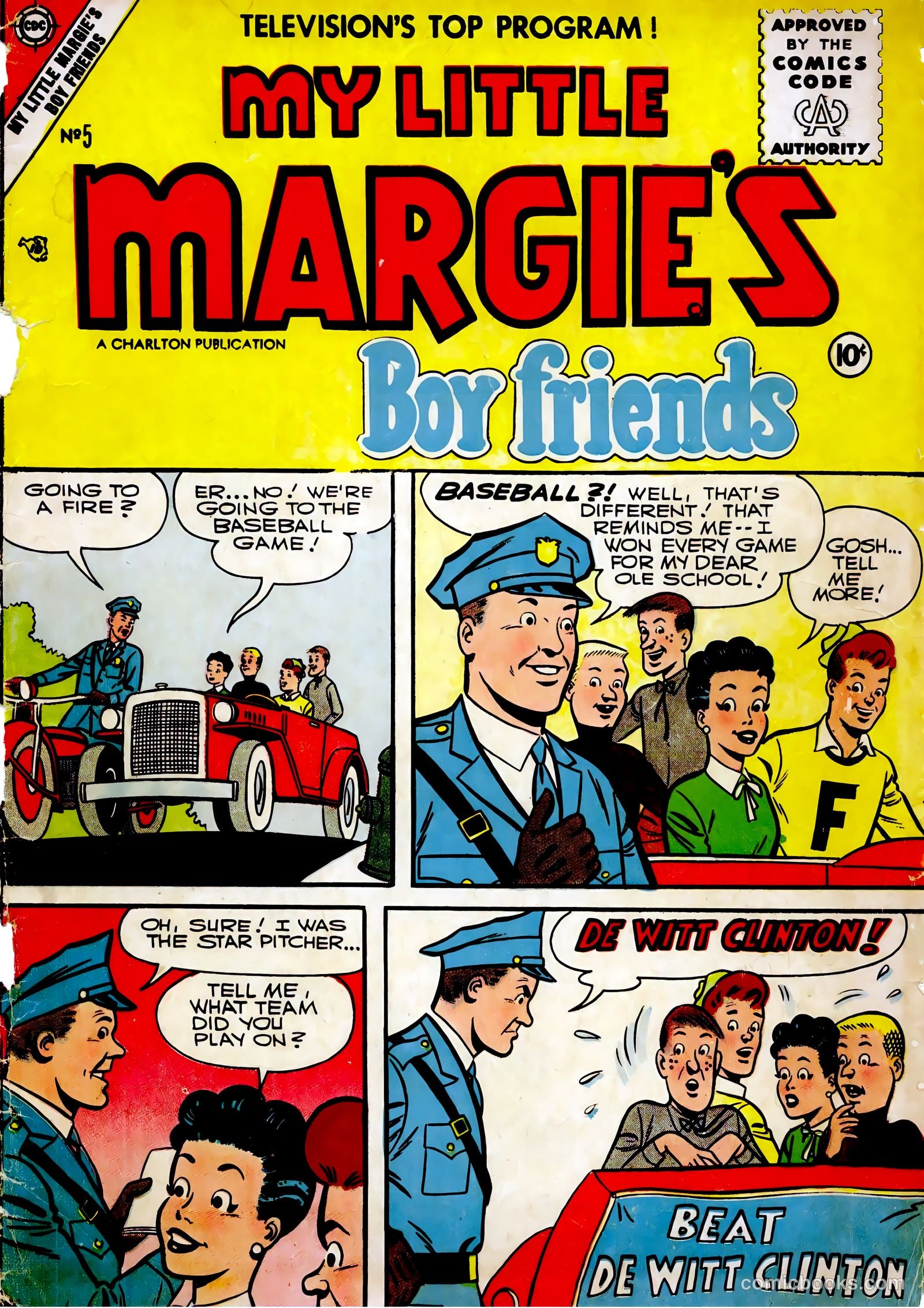 My Little Margie's Boy Friends #5 cover