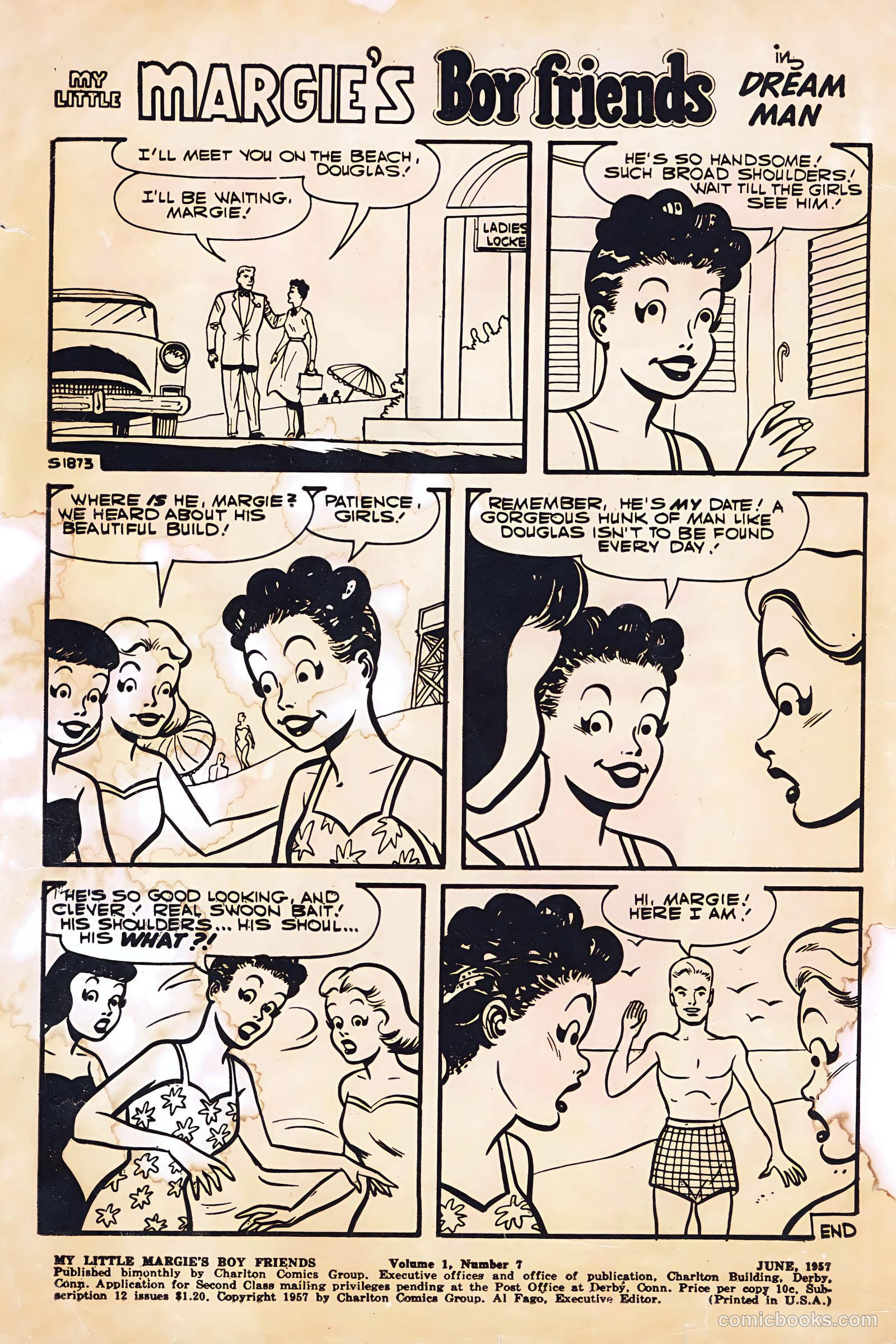 My Little Margie's Boy Friends #7 (1957) — page 2 of 37