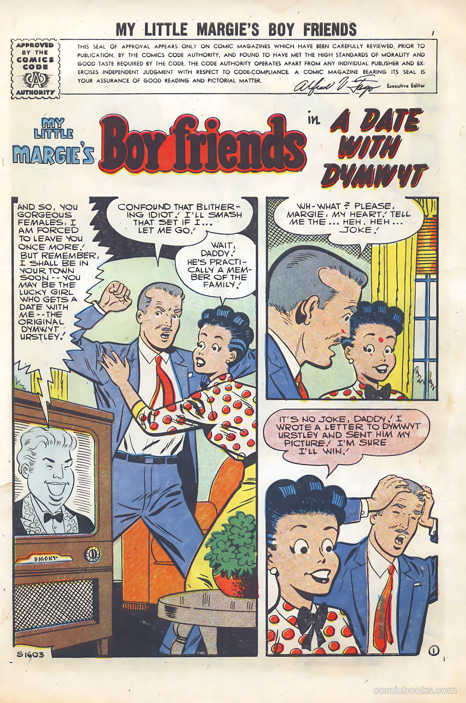 My Little Margie's Boy Friends #7 (1957) — page 3 of 37