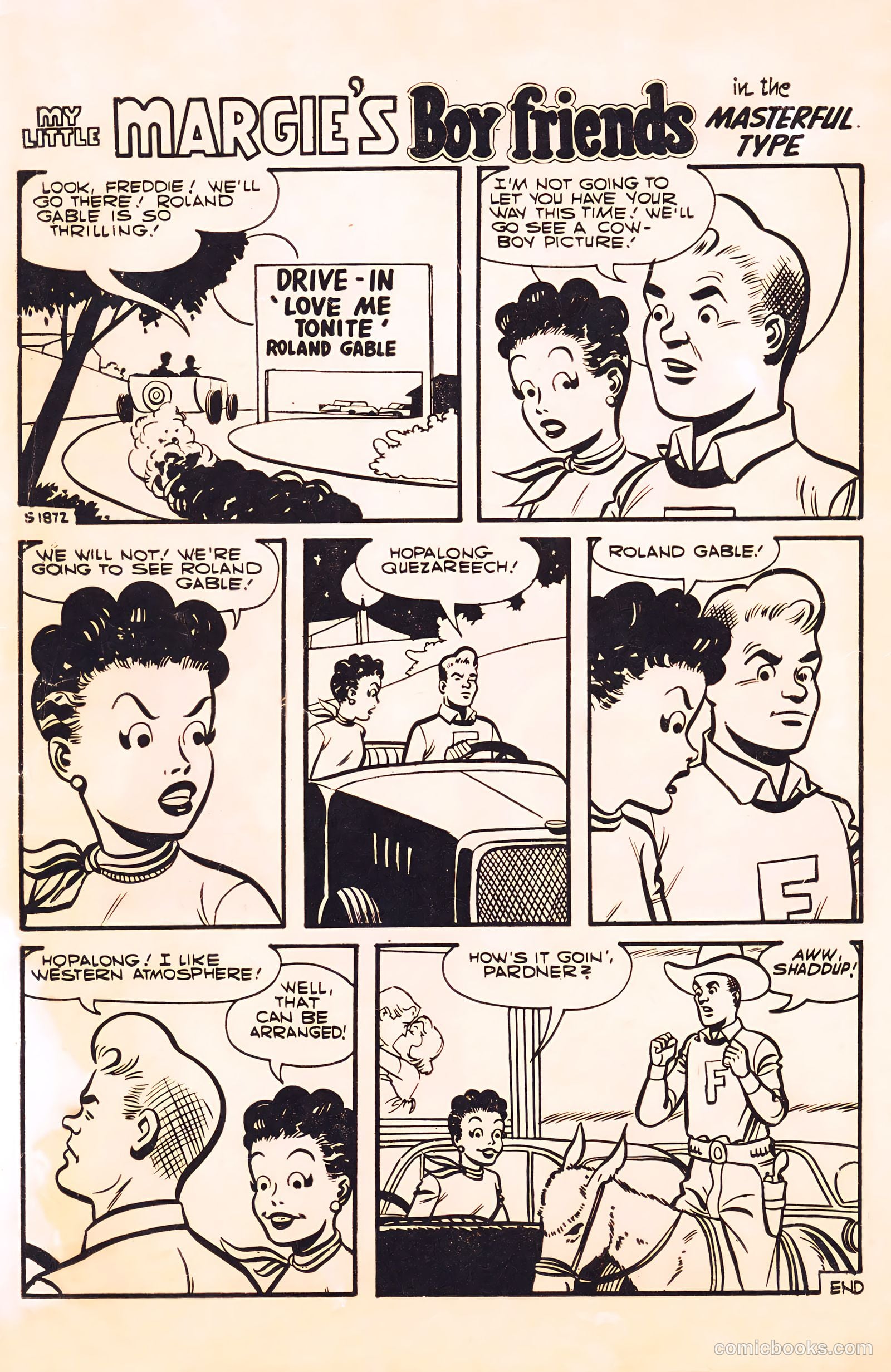 My Little Margie's Boy Friends #7 (1957) — page 35 of 37