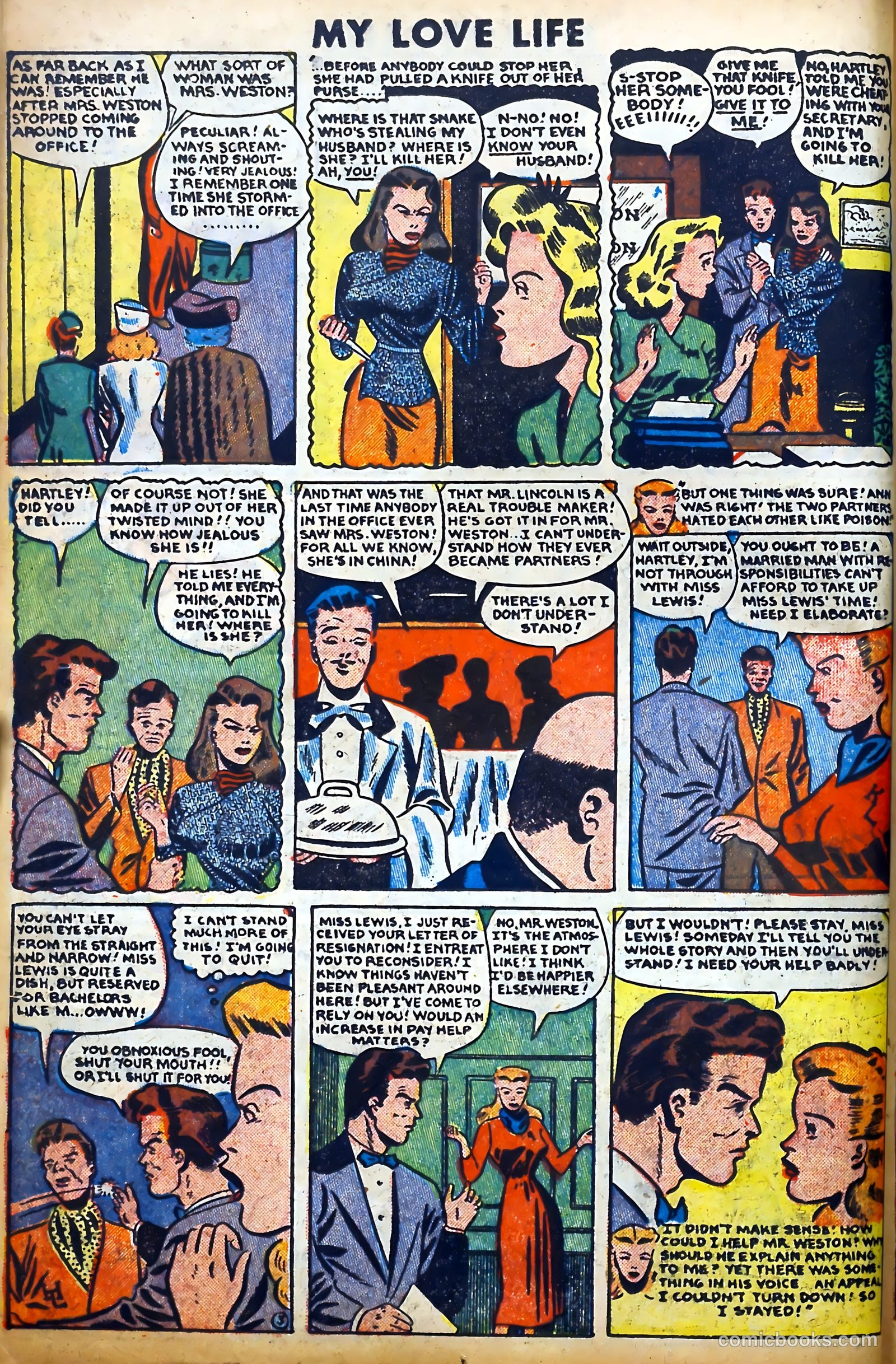 My Love Life #6 (1949) — page 13 of 34
