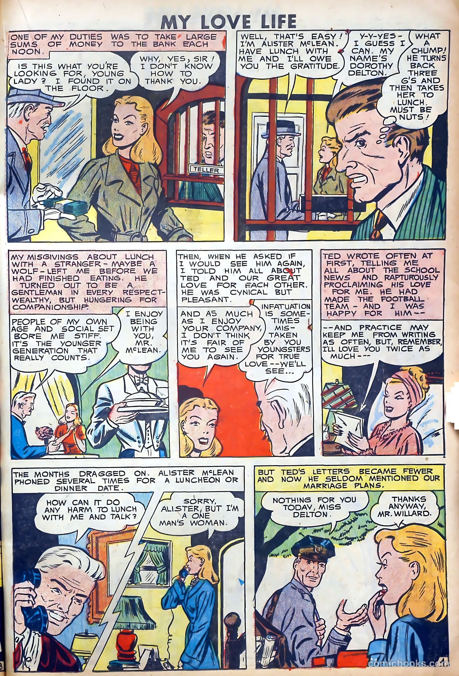 My Love Life #7 (1949) — page 15 of 36