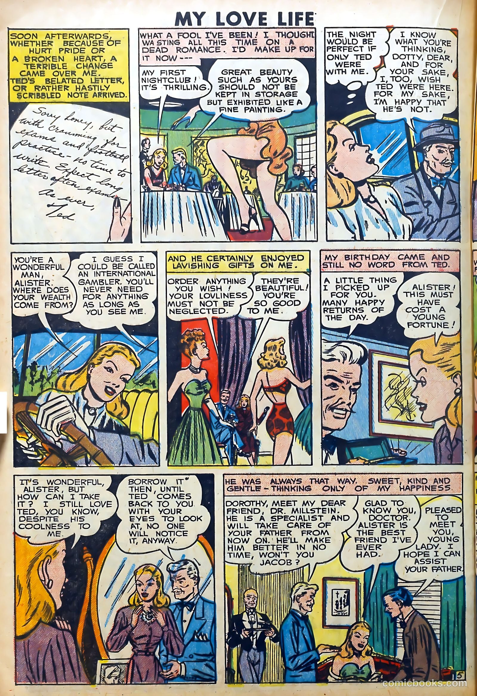 My Love Life #7 (1949) — page 16 of 36