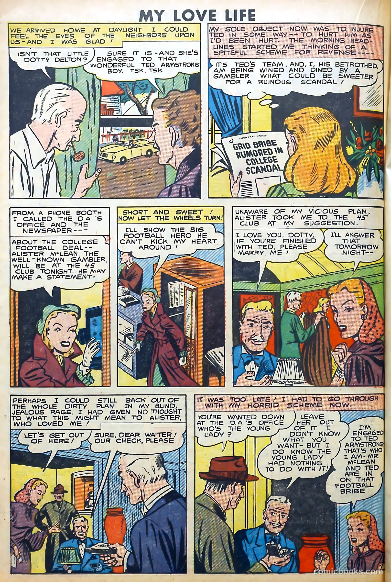 My Love Life #7 (1949) — page 18 of 36