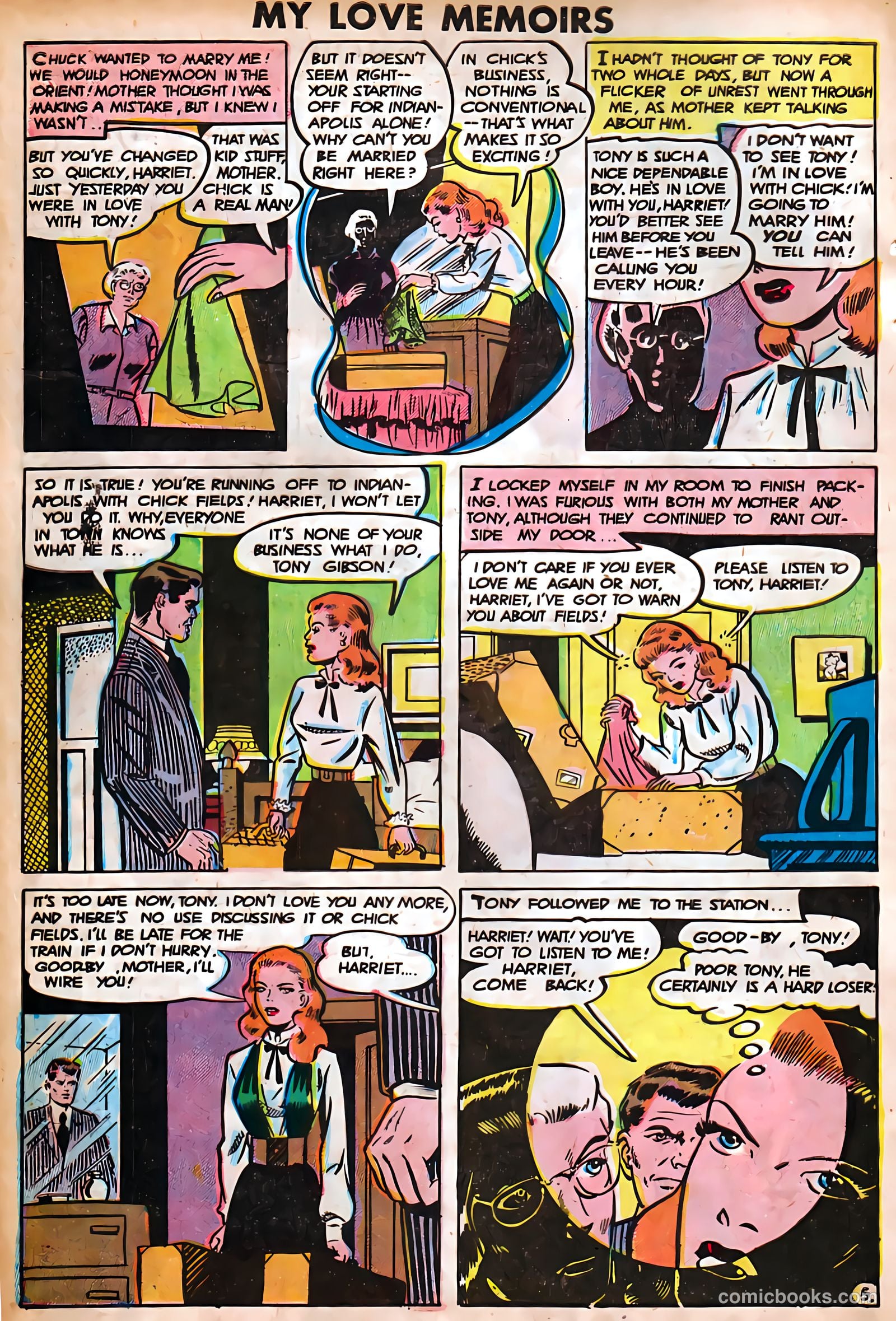 My Love Memoirs #12 (1950) — page 5 of 34