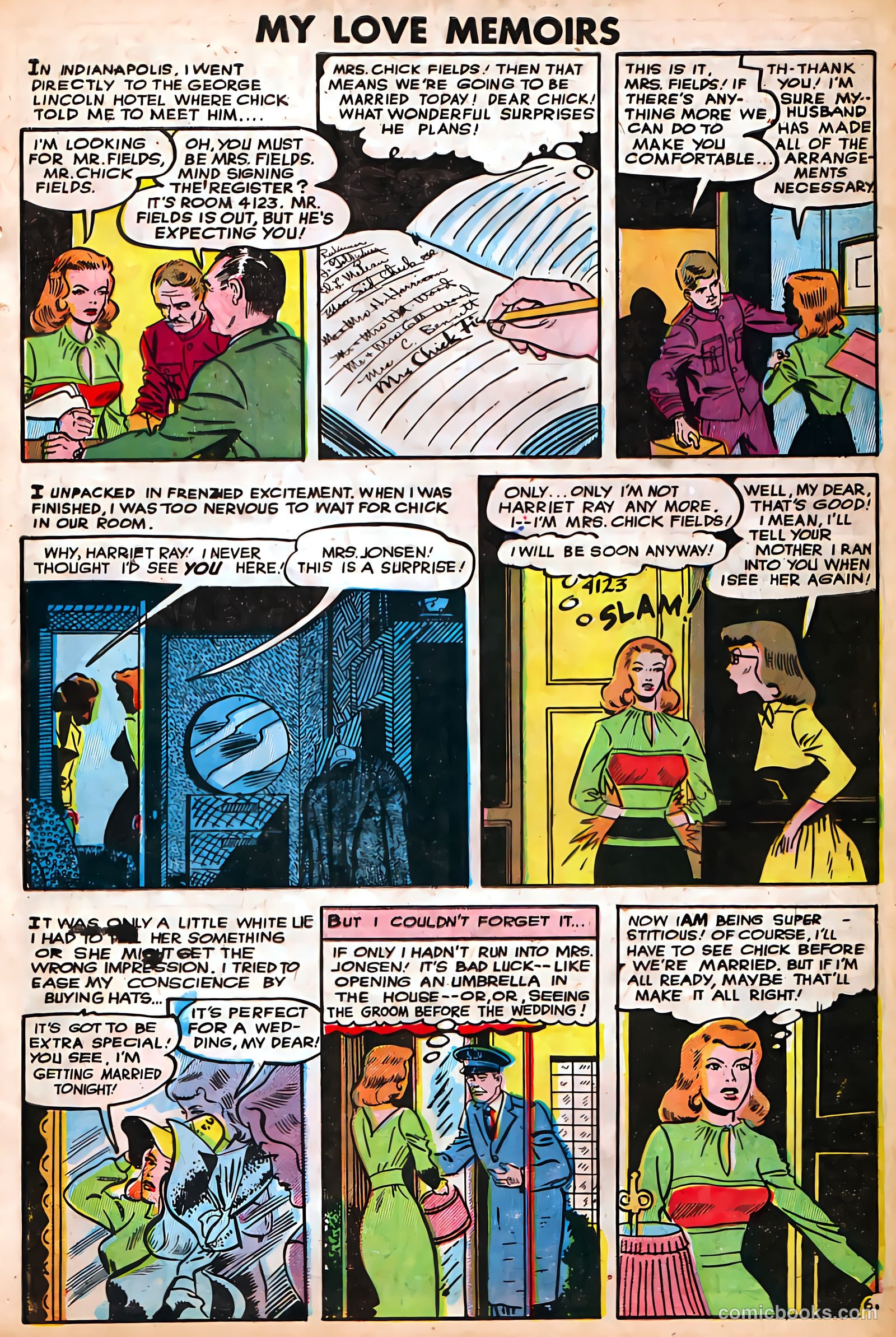 My Love Memoirs #12 (1950) — page 6 of 34