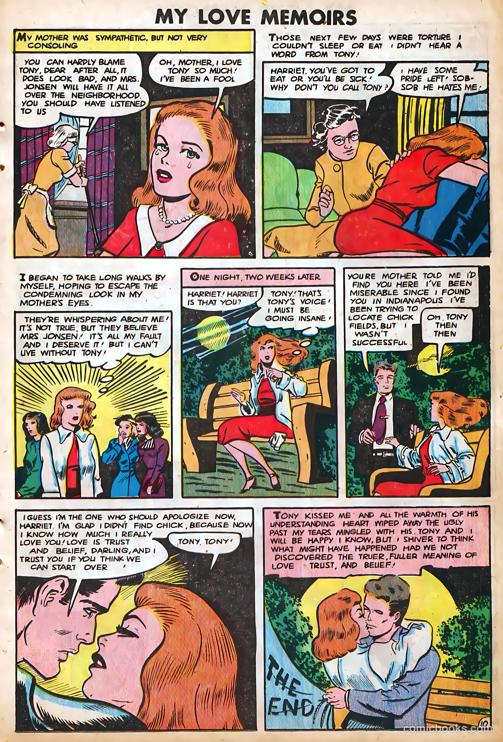 My Love Memoirs #12 (1950) — page 10 of 34