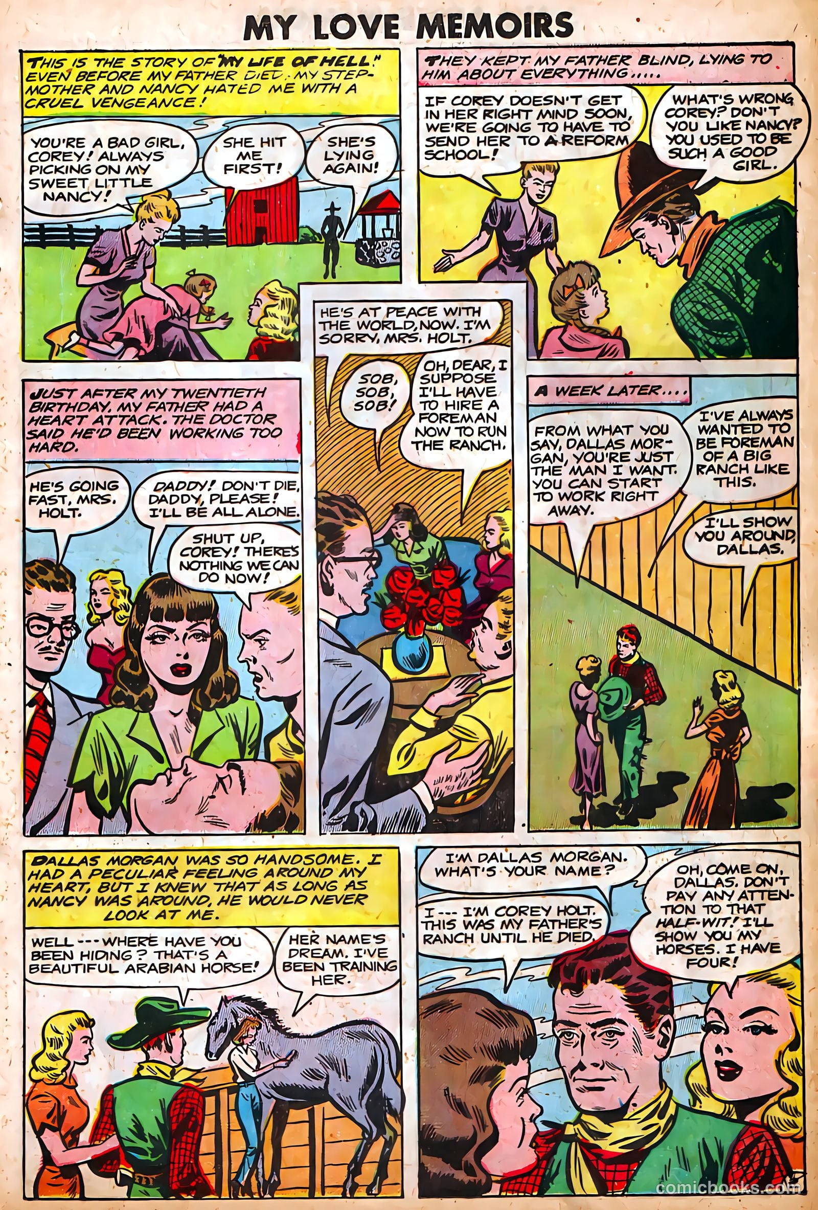 My Love Memoirs #12 (1950) — page 12 of 34