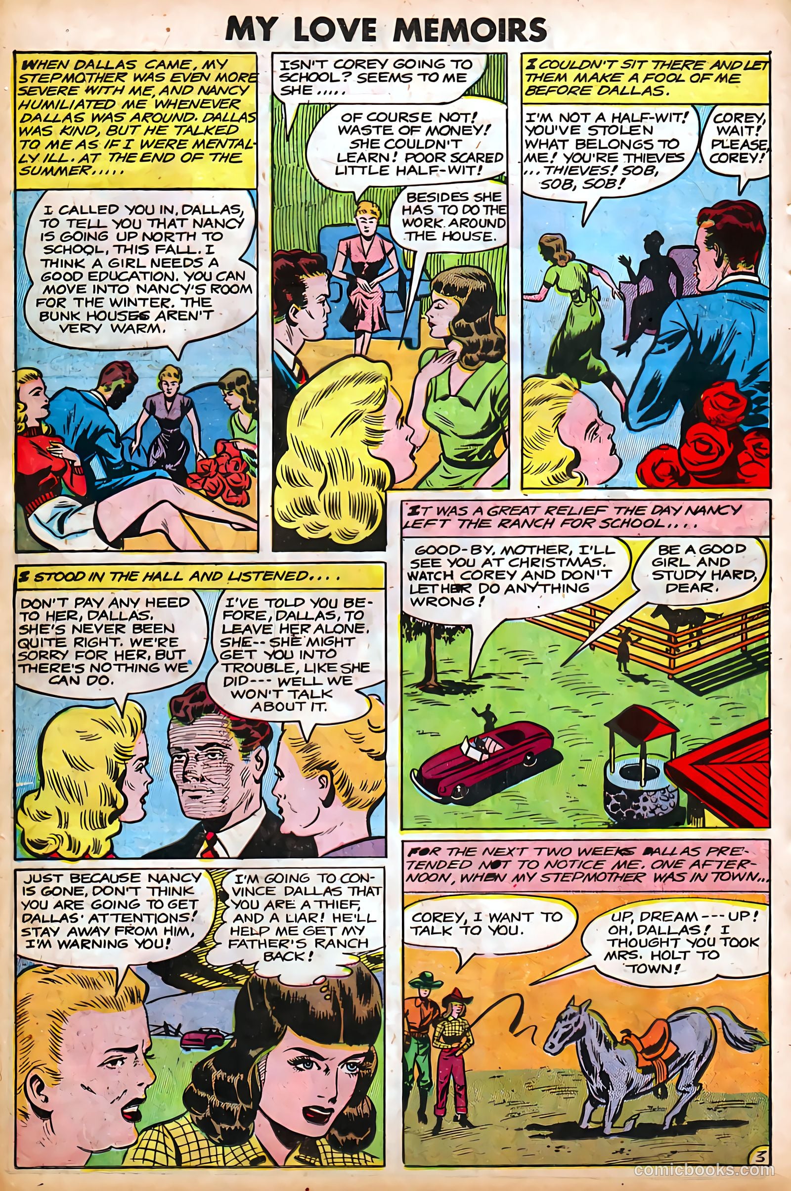 My Love Memoirs #12 (1950) — page 13 of 34