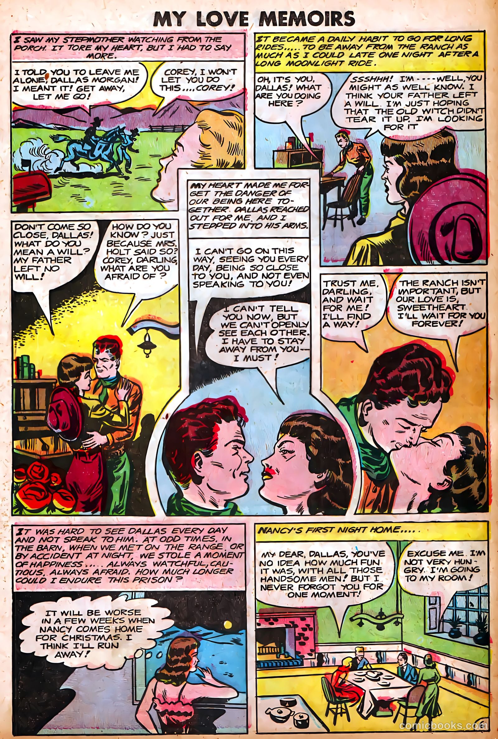 My Love Memoirs #12 (1950) — page 16 of 34